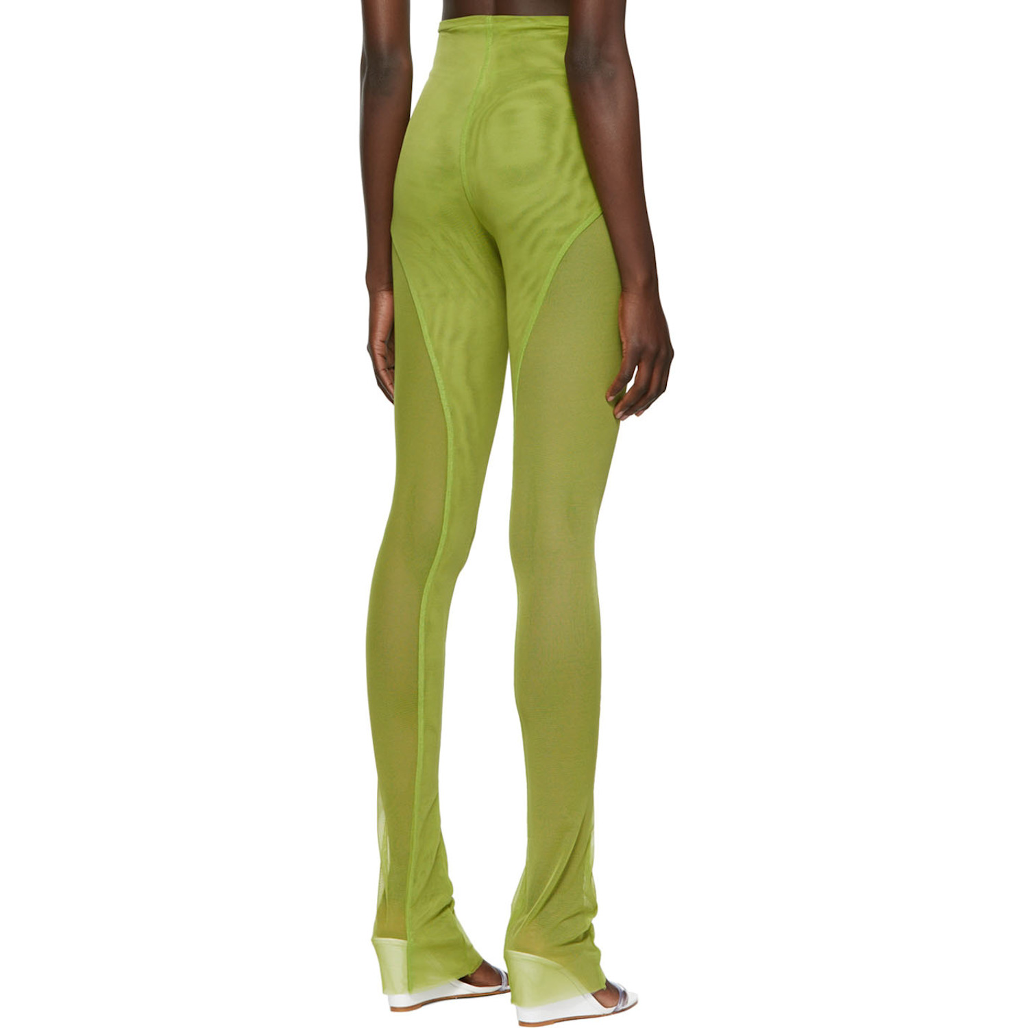  Kathryn Bowen Green Skater Leggings 