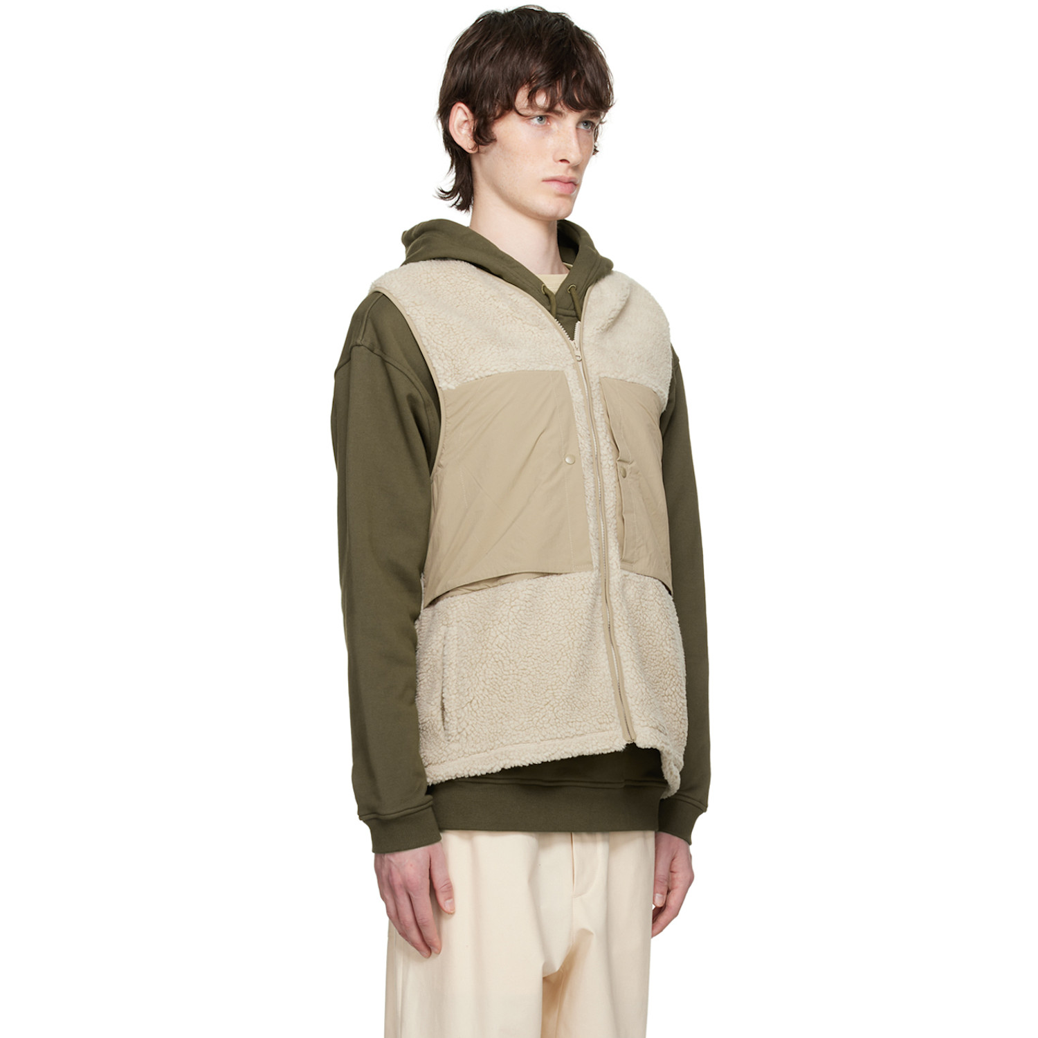  Satta Beige Quasi Vest 