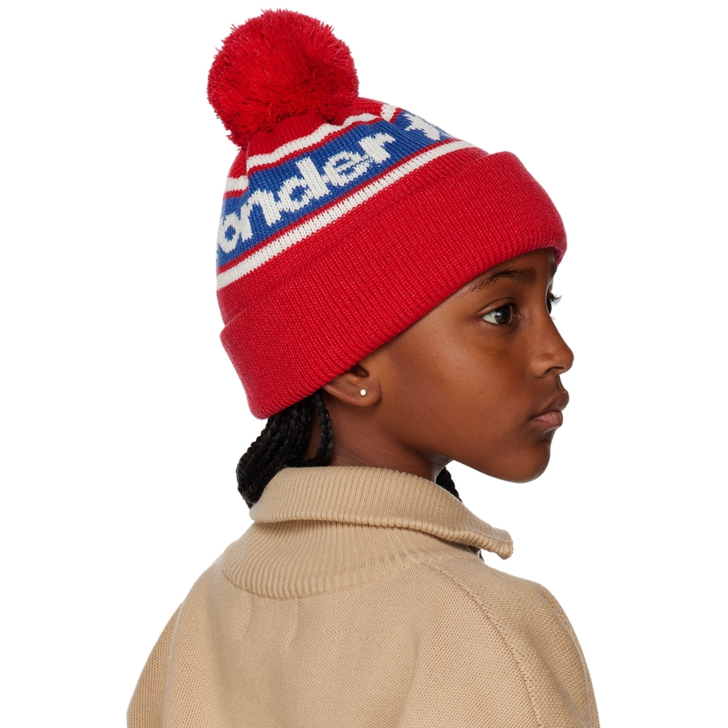  Jellymallow Kids Red Wonder Star Beanie 