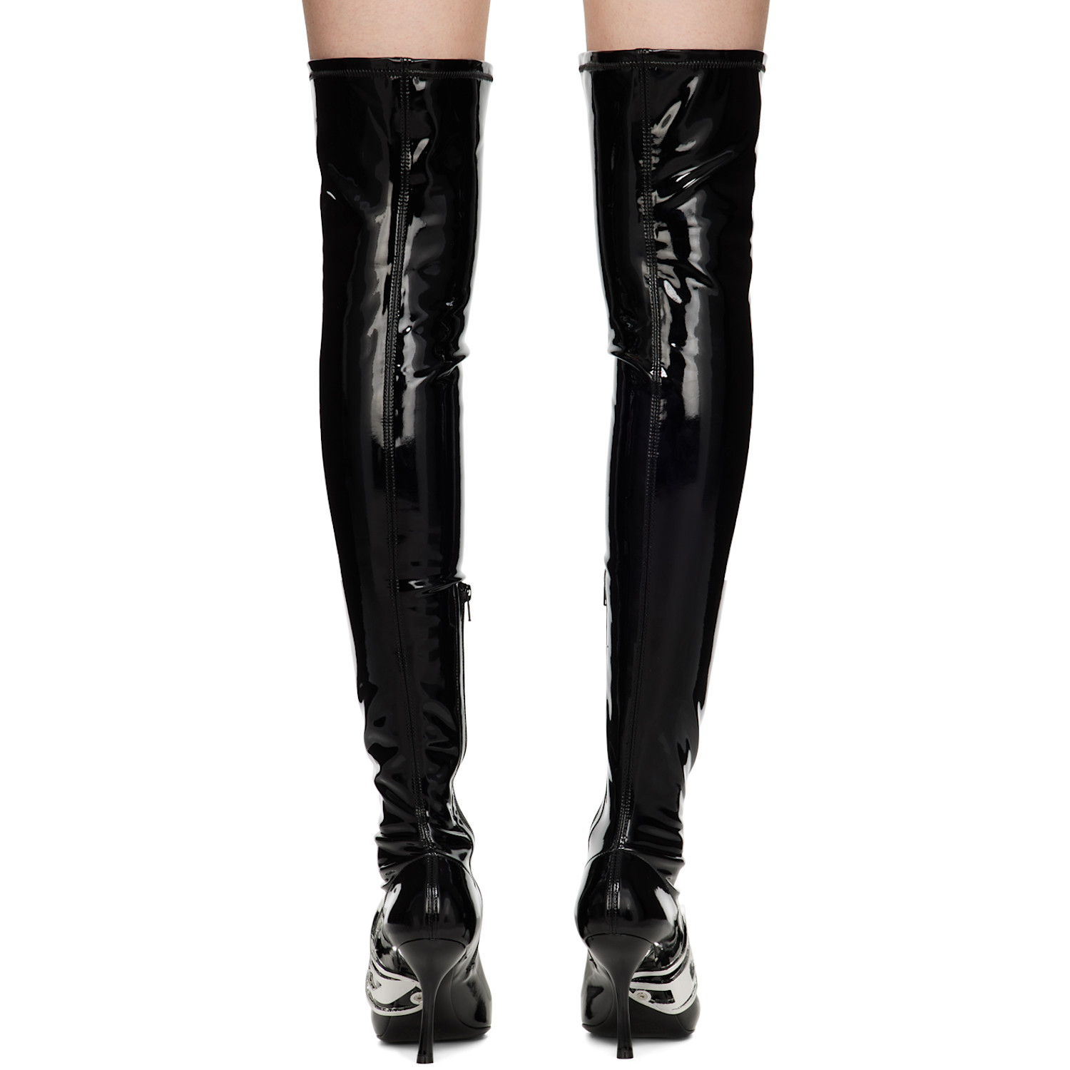  Diesel Black Hardware Boot 