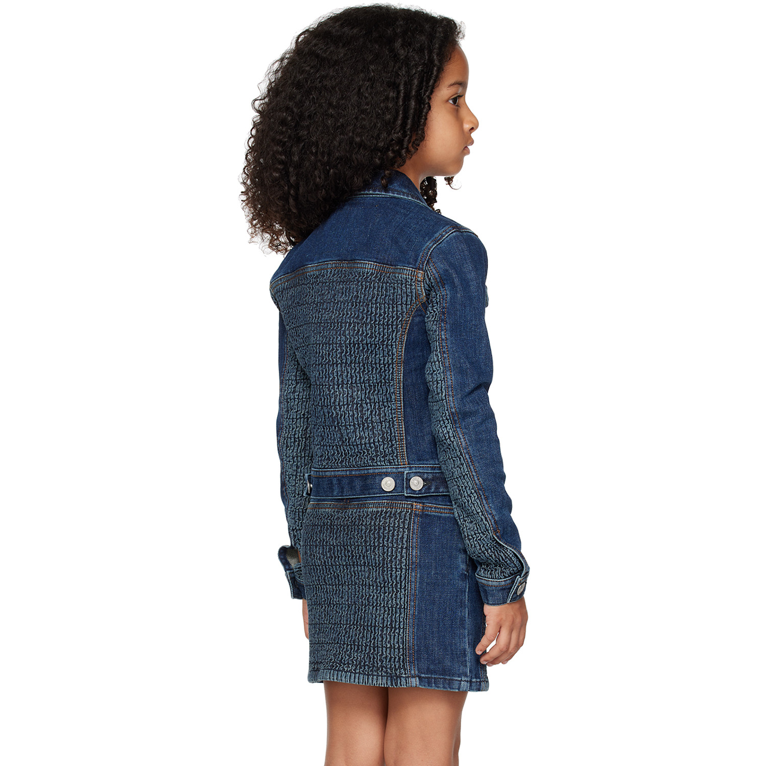  Diesel Kids Blue Jmilo Denim Jacket 