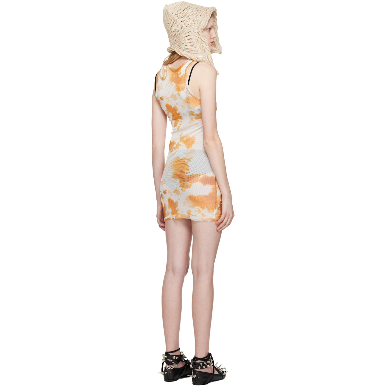  Ottolinger Ssense Exclusive Orange Minidress 