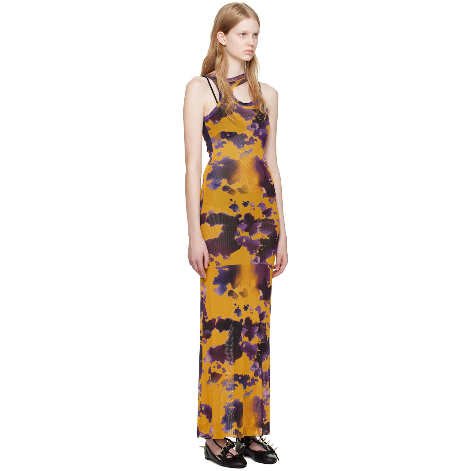  Ottolinger Ssense Exclusive Purple Maxi Dress 