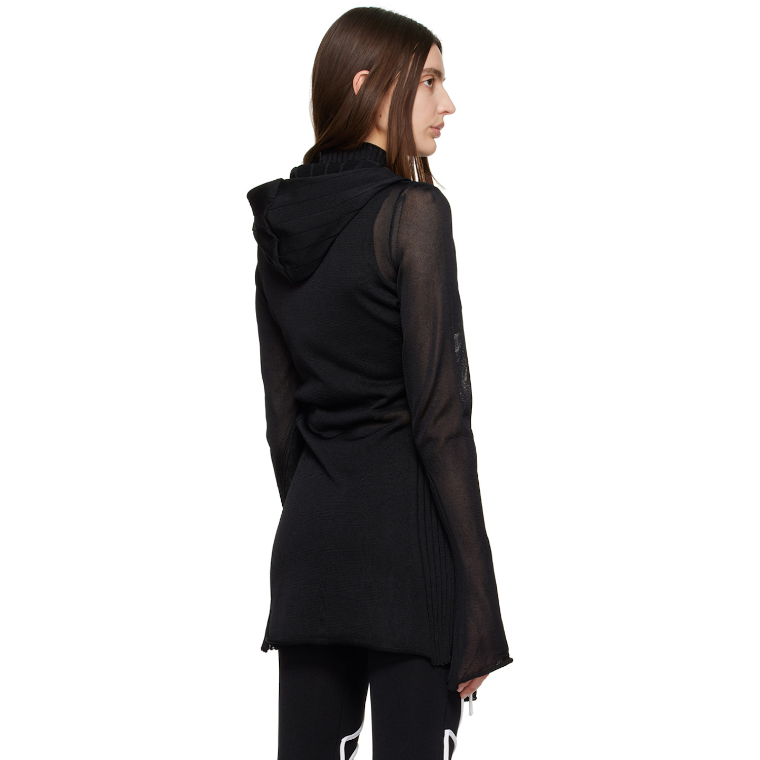  Ottolinger Black Hooded Cardigan 