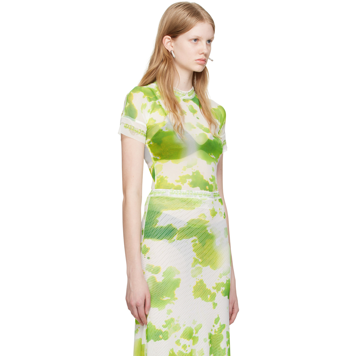  Ottolinger Ssense Exclusive Green T-shirt 