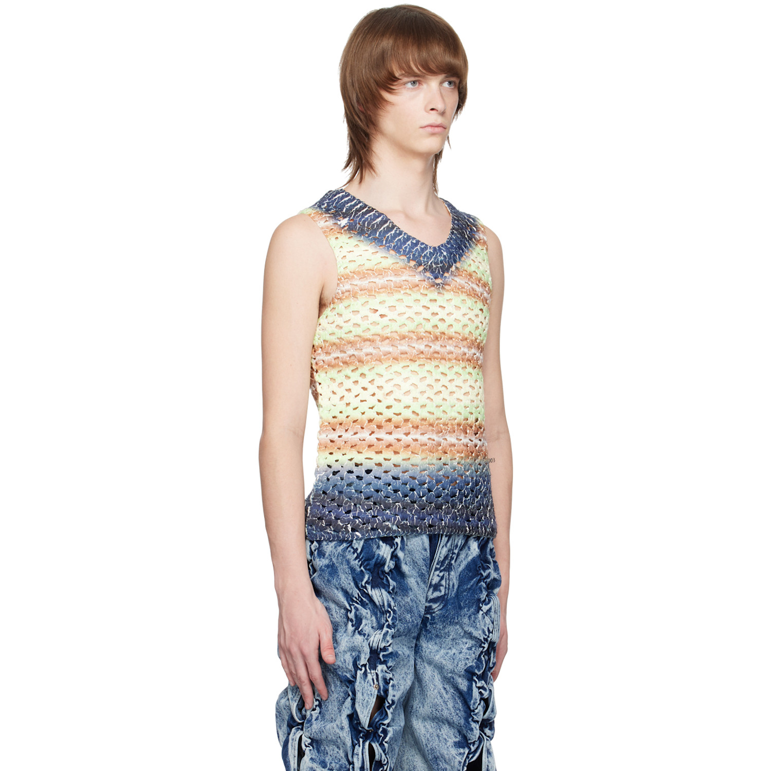  Ponder.er Multicolor V-neck Vest 