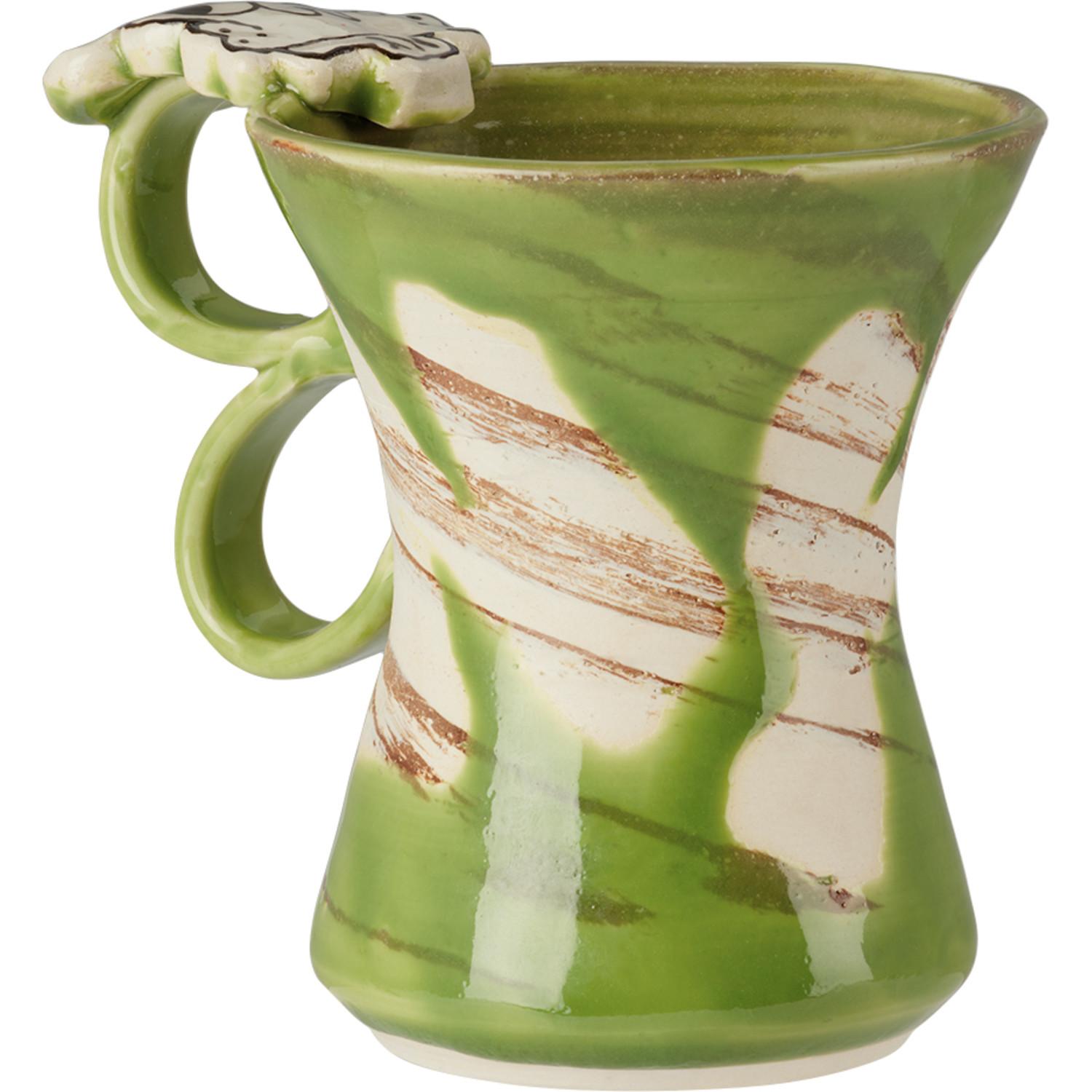  Handle With Care By Christian Moses Green New York Mug 