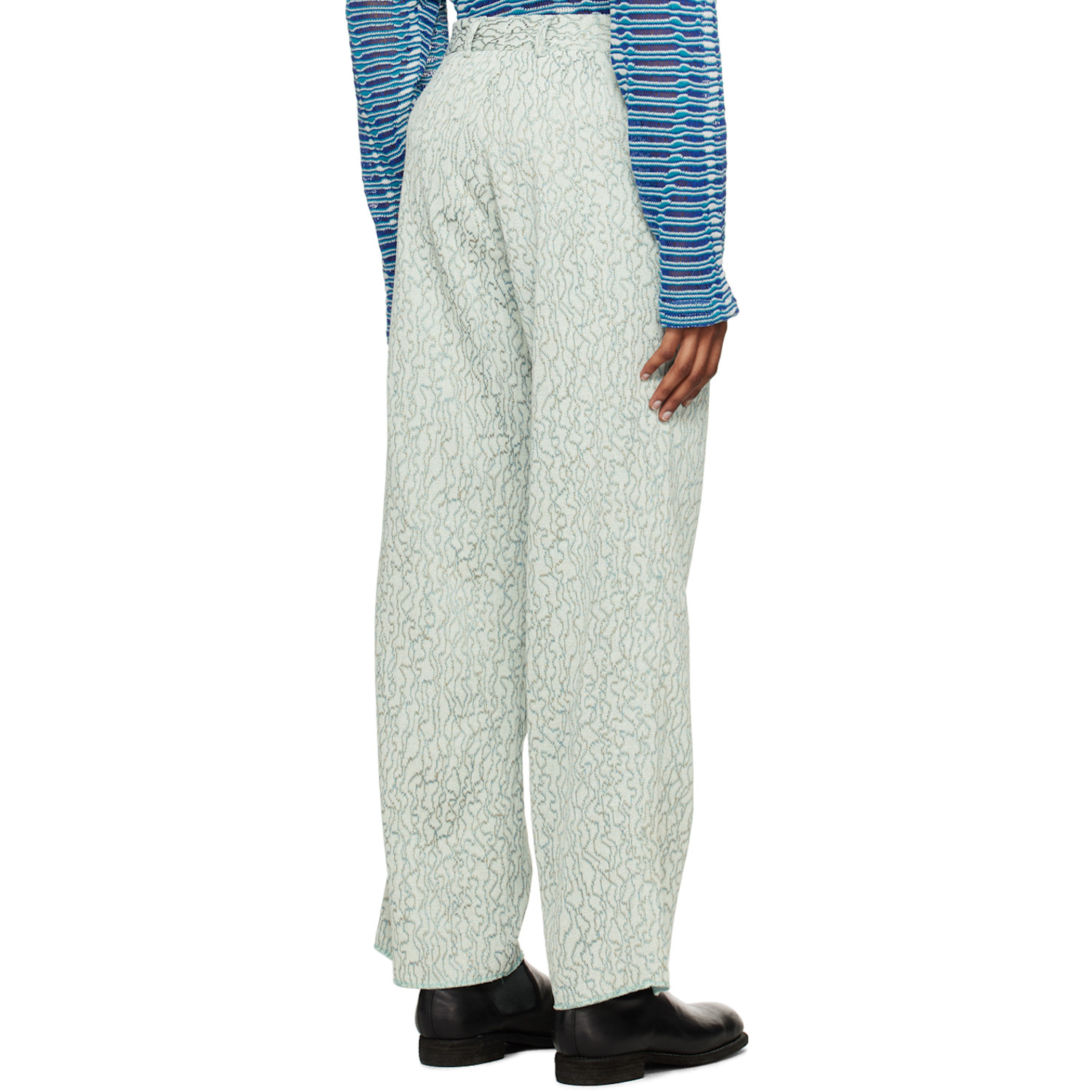  Vitelli Ssense Exclusive Blue Trousers 