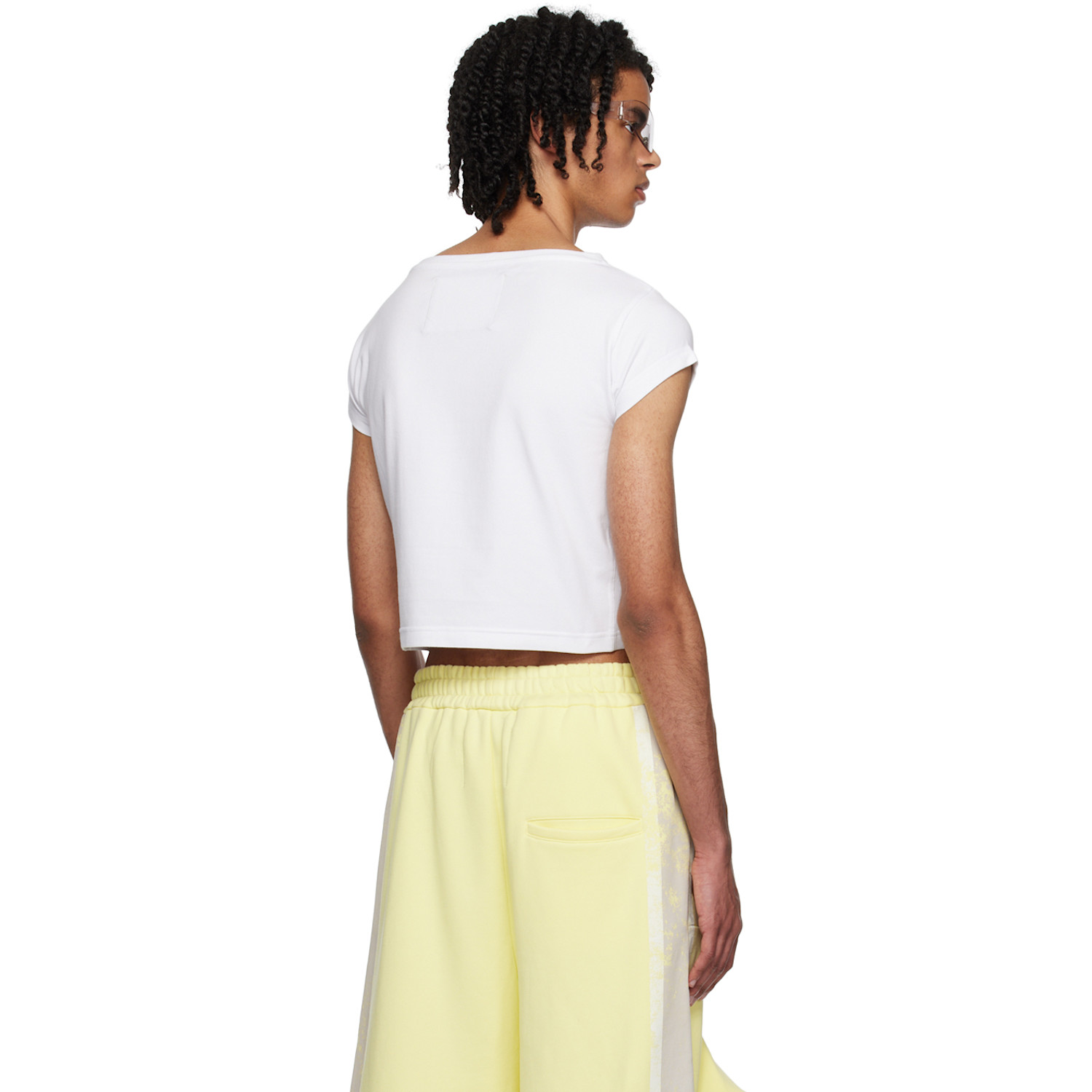 Anonymous Club White Appliqué T-shirt 