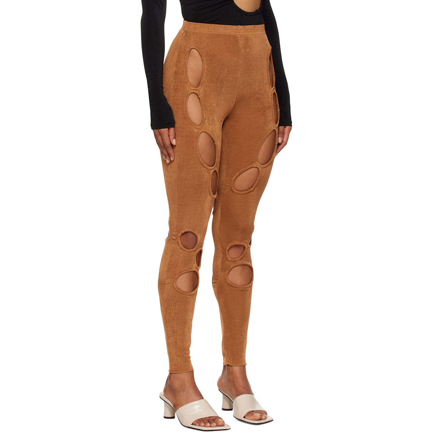  Tyrell Ssense Exclusive Brown Leggings 