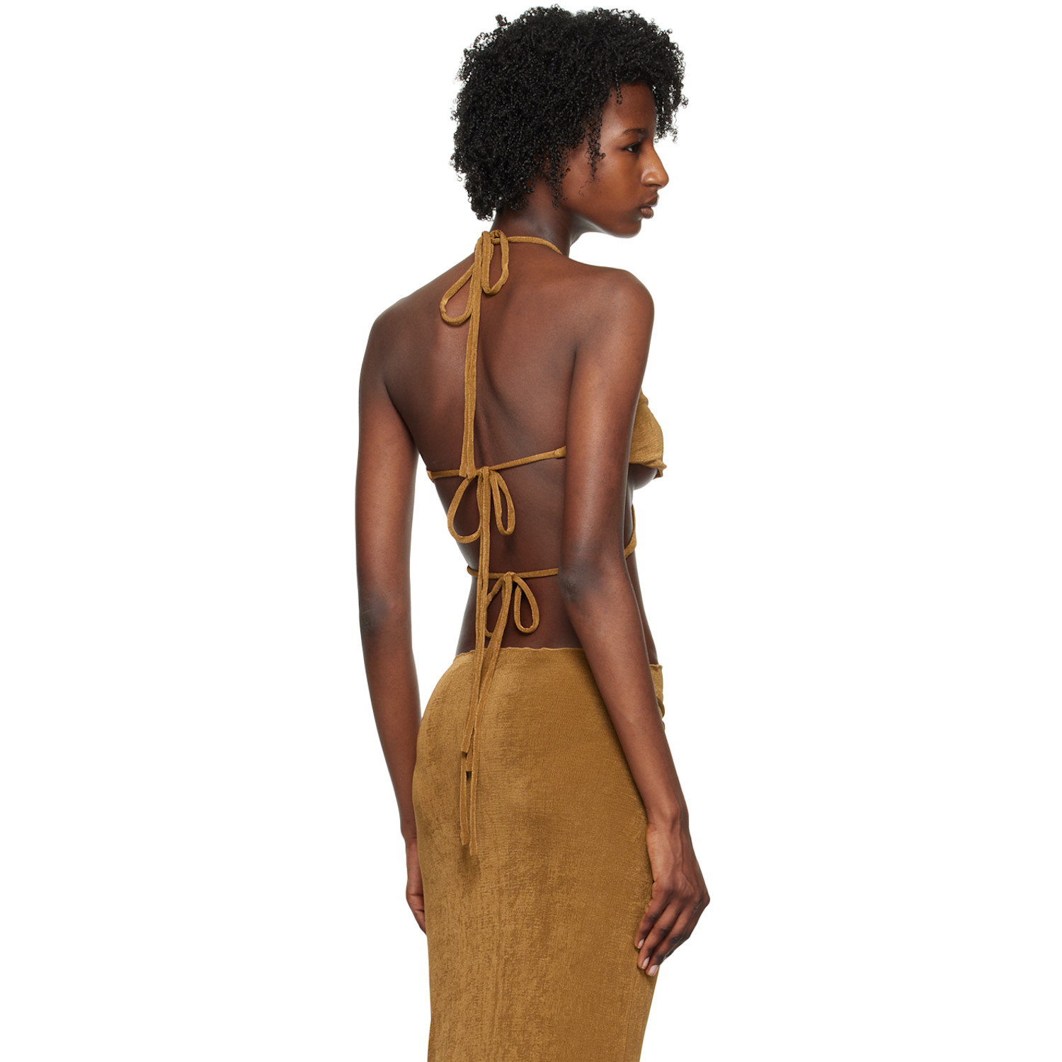  Tyrell Ssense Exclusive Brown Tank Top 