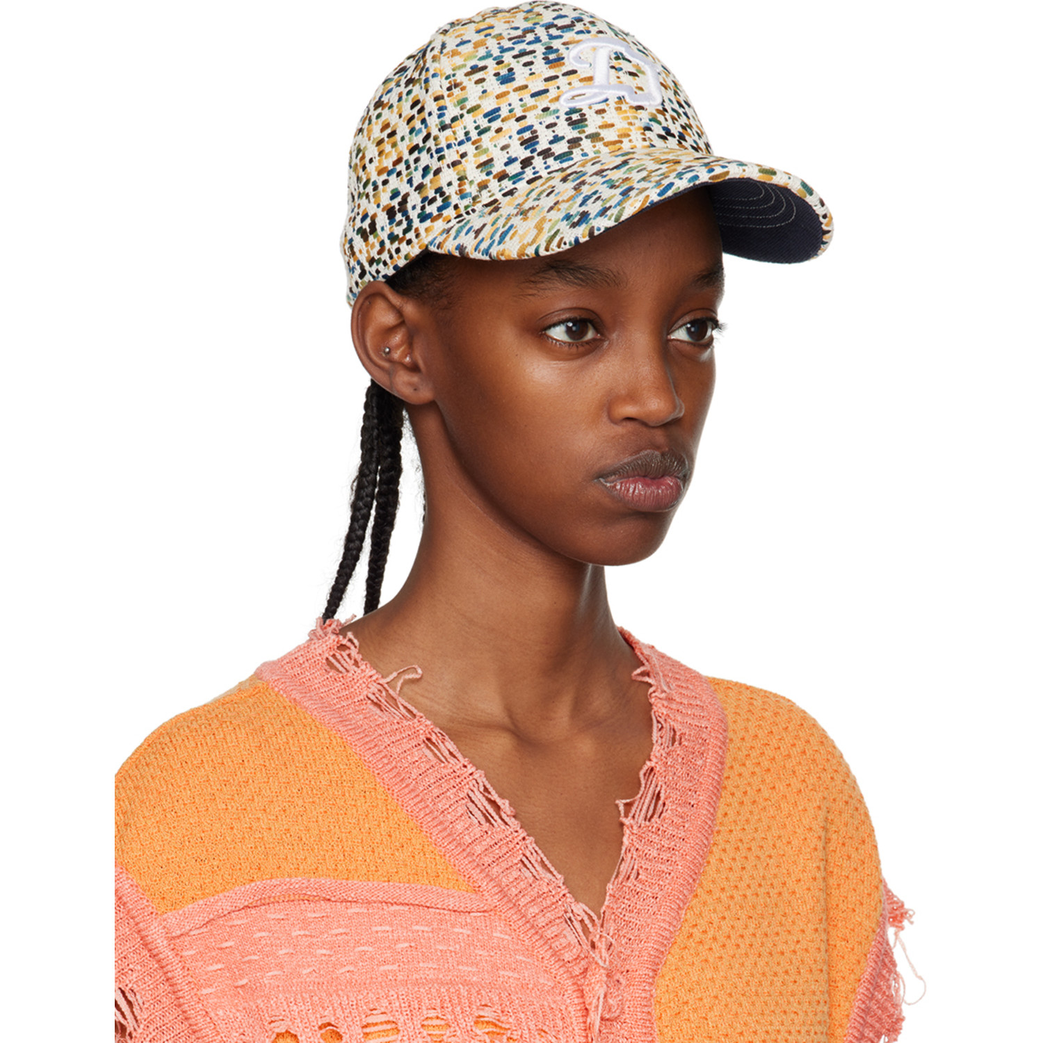  Ader Error White Cursive Trs Cap 