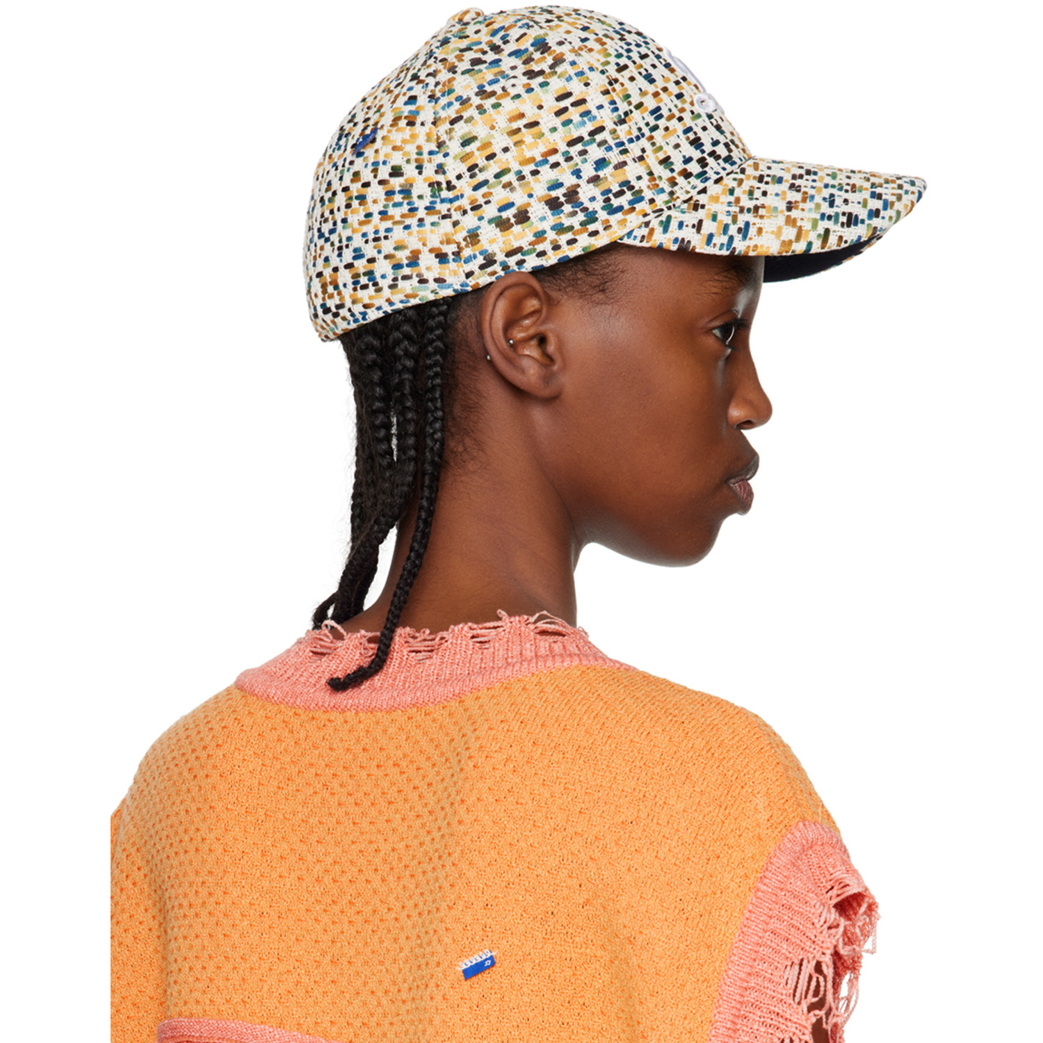  Ader Error White Cursive Trs Cap 