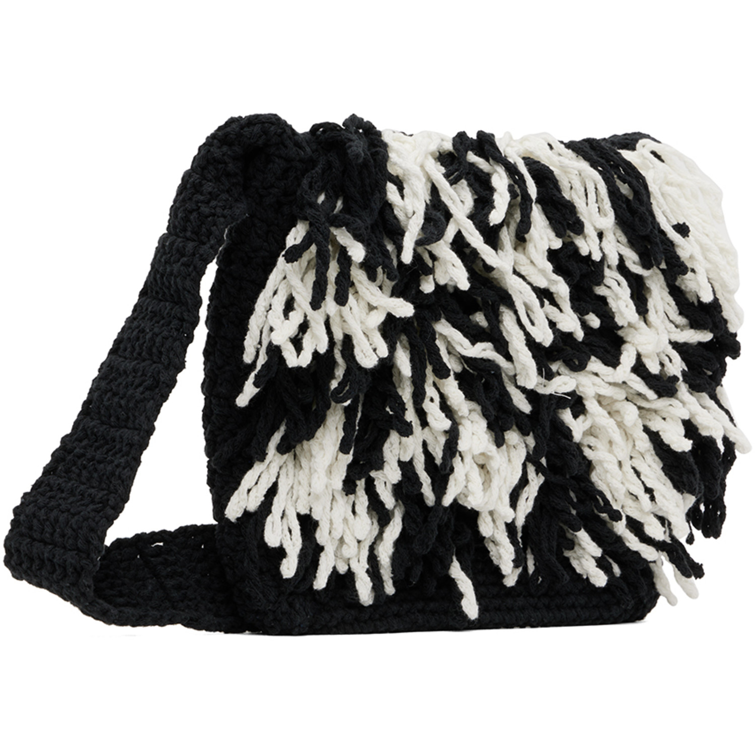  Ader Error Black Fringed Bag 