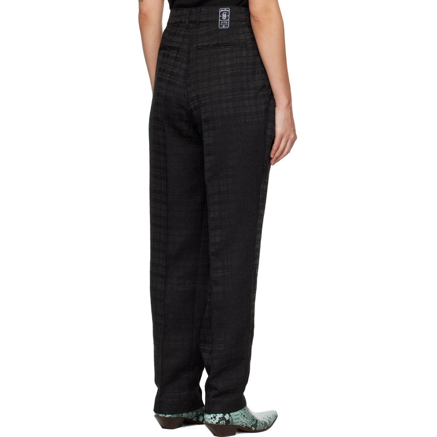  Ader Error Black Ani Trousers 