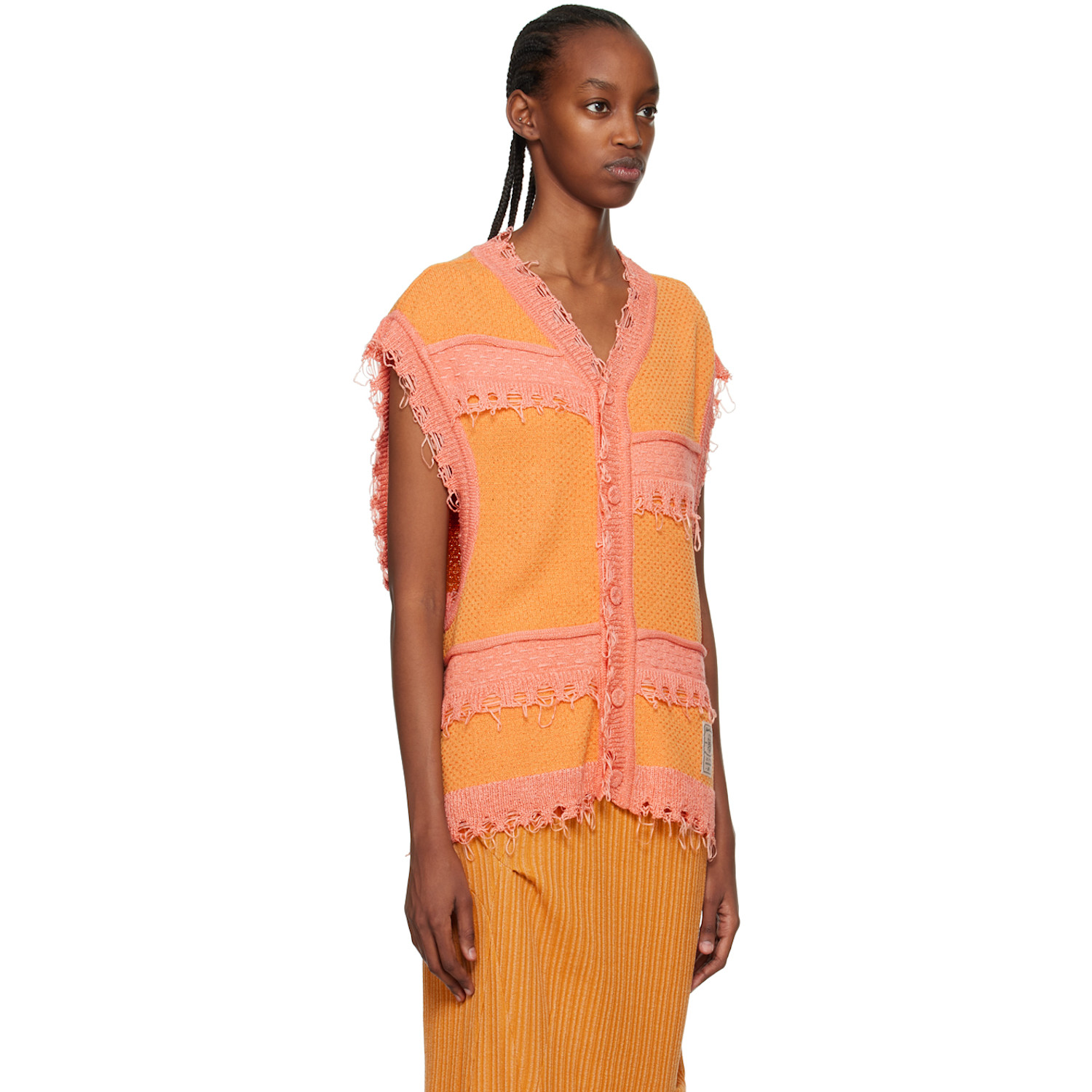  Ader Error Orange Sevra Vest 