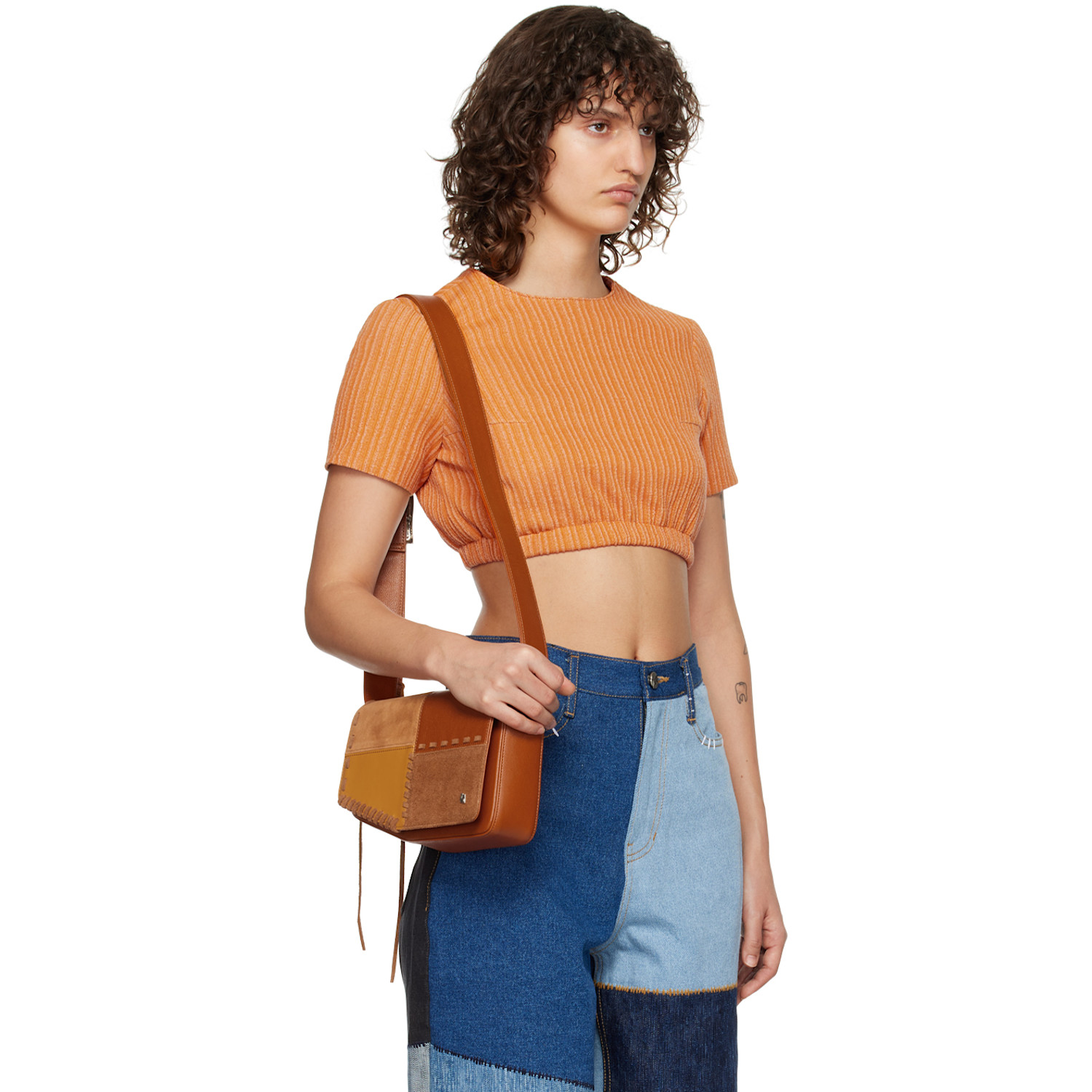  Ader Error Orange Flut T-shirt 