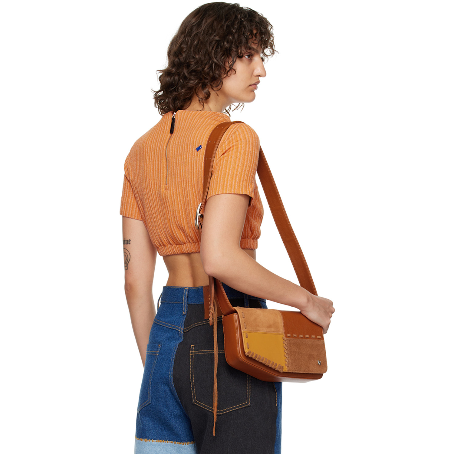  Ader Error Orange Flut T-shirt 