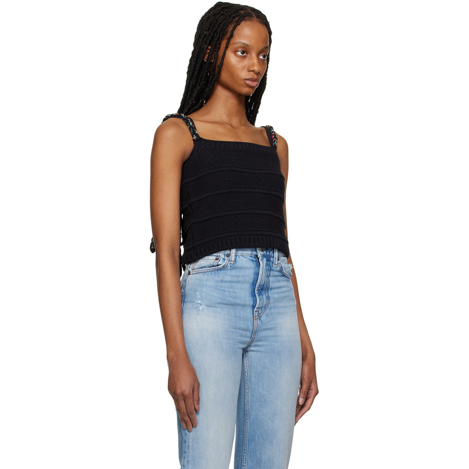  Ader Error Black Montblanc Tank Top 