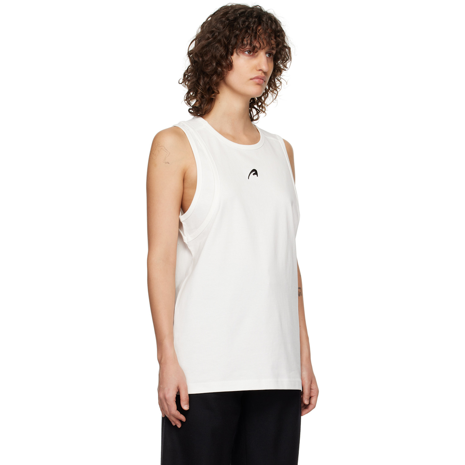 Ader Error White Layered Tank Top 