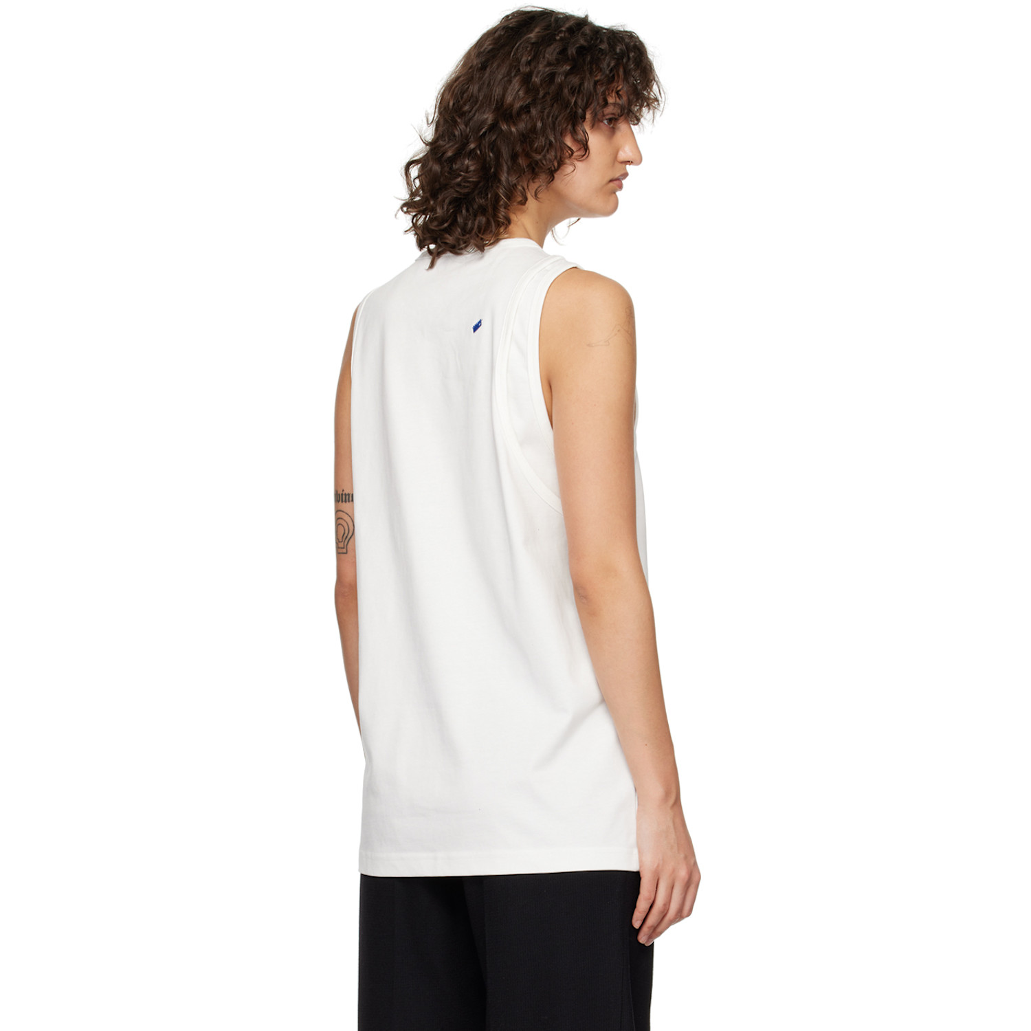  Ader Error White Layered Tank Top 