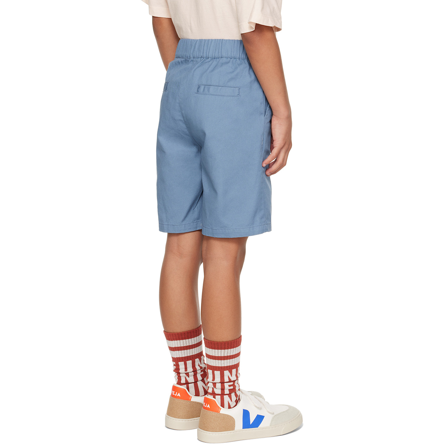 Wander & Wonder Kids Blue Four-pocket Shorts 