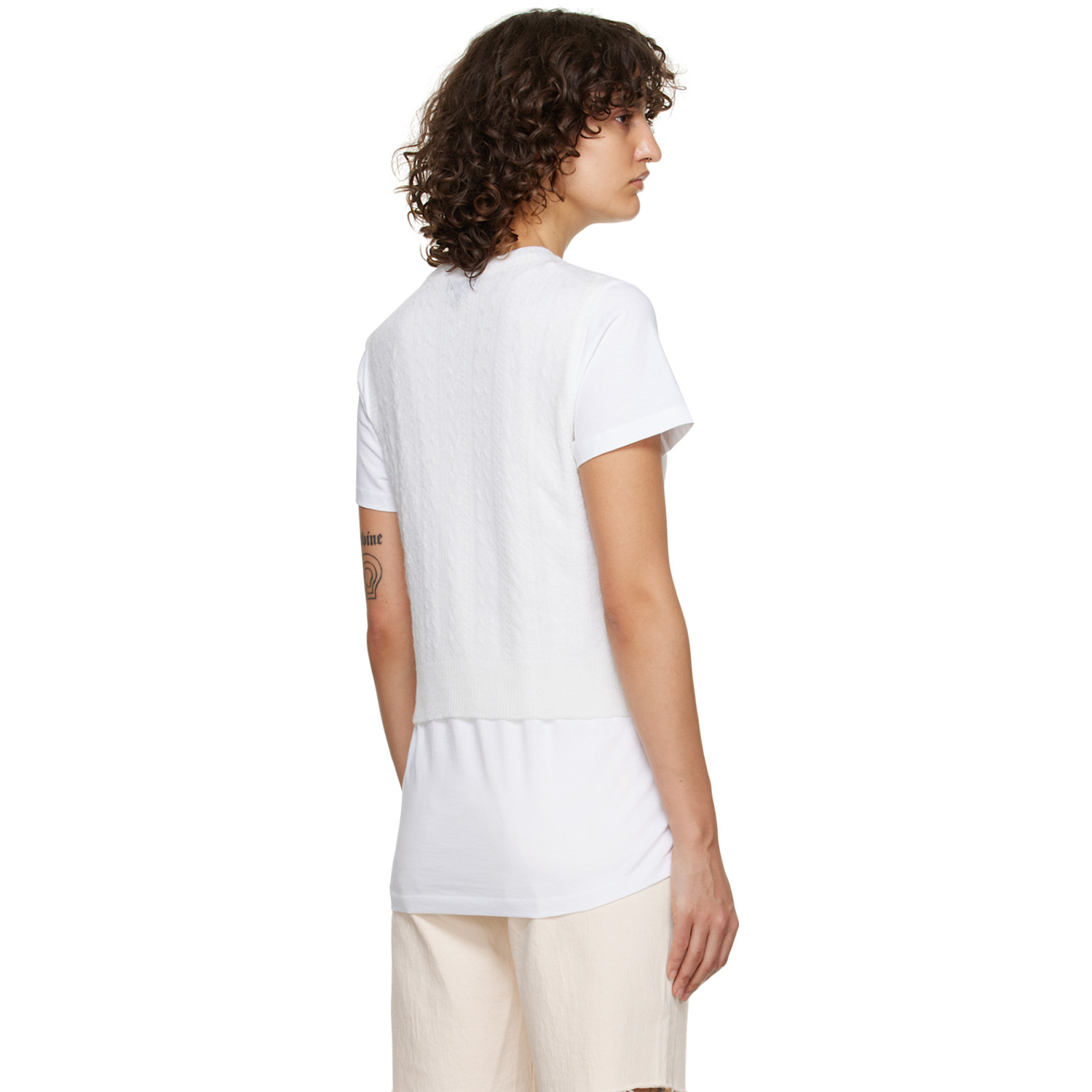  Rag & Bone White Kyle Vest 