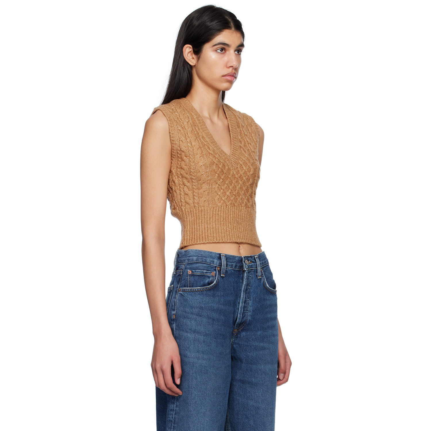  Rag & Bone Tan Elizabeth Vest 