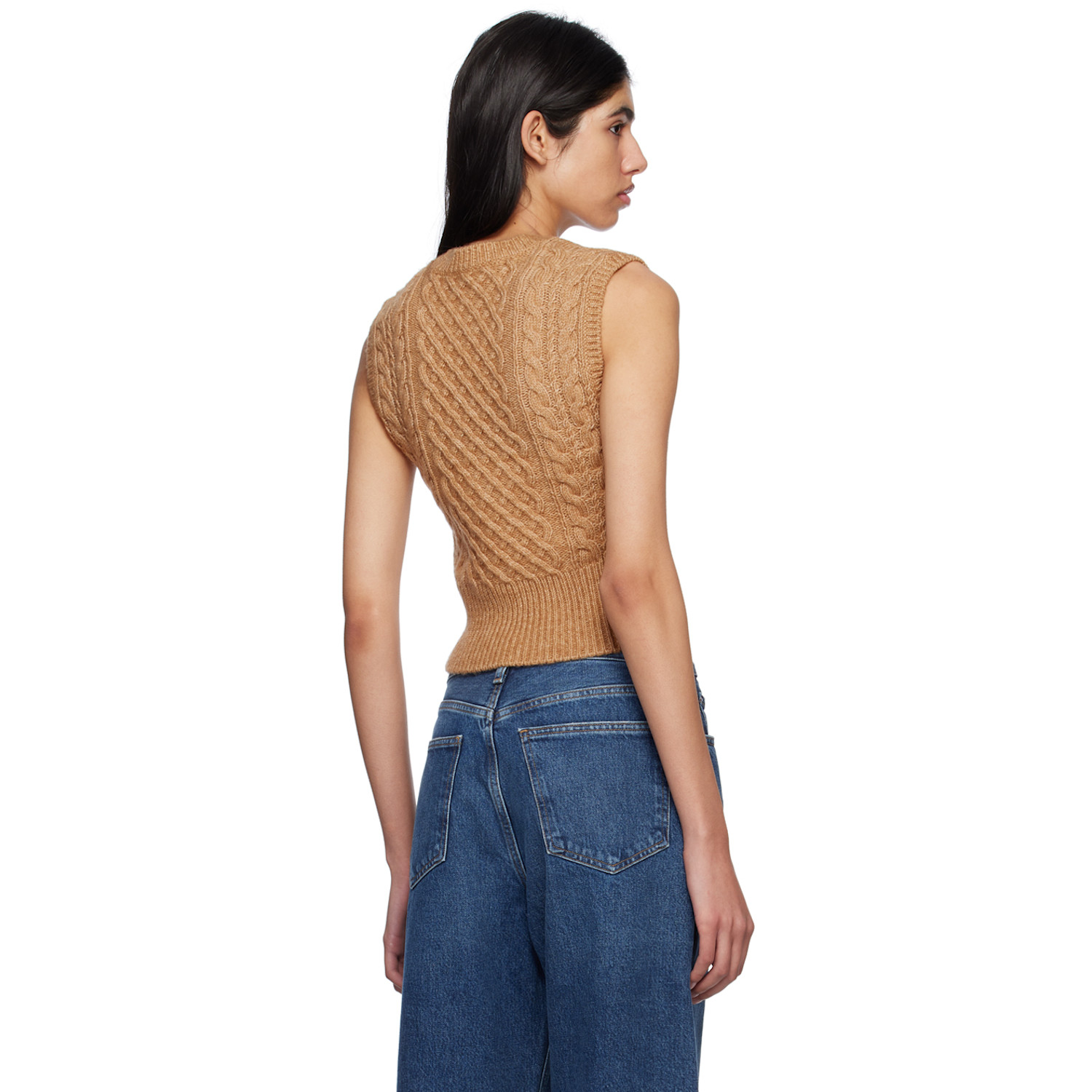  Rag & Bone Tan Elizabeth Vest 