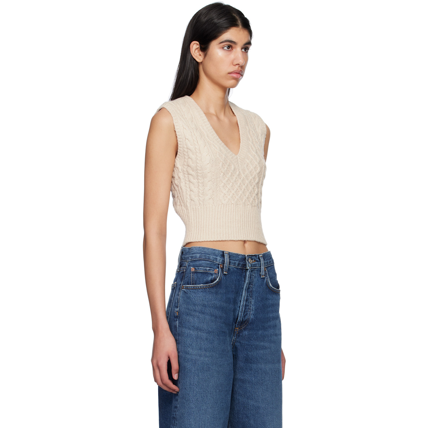  Rag & Bone Off-white Elizabeth Vest 