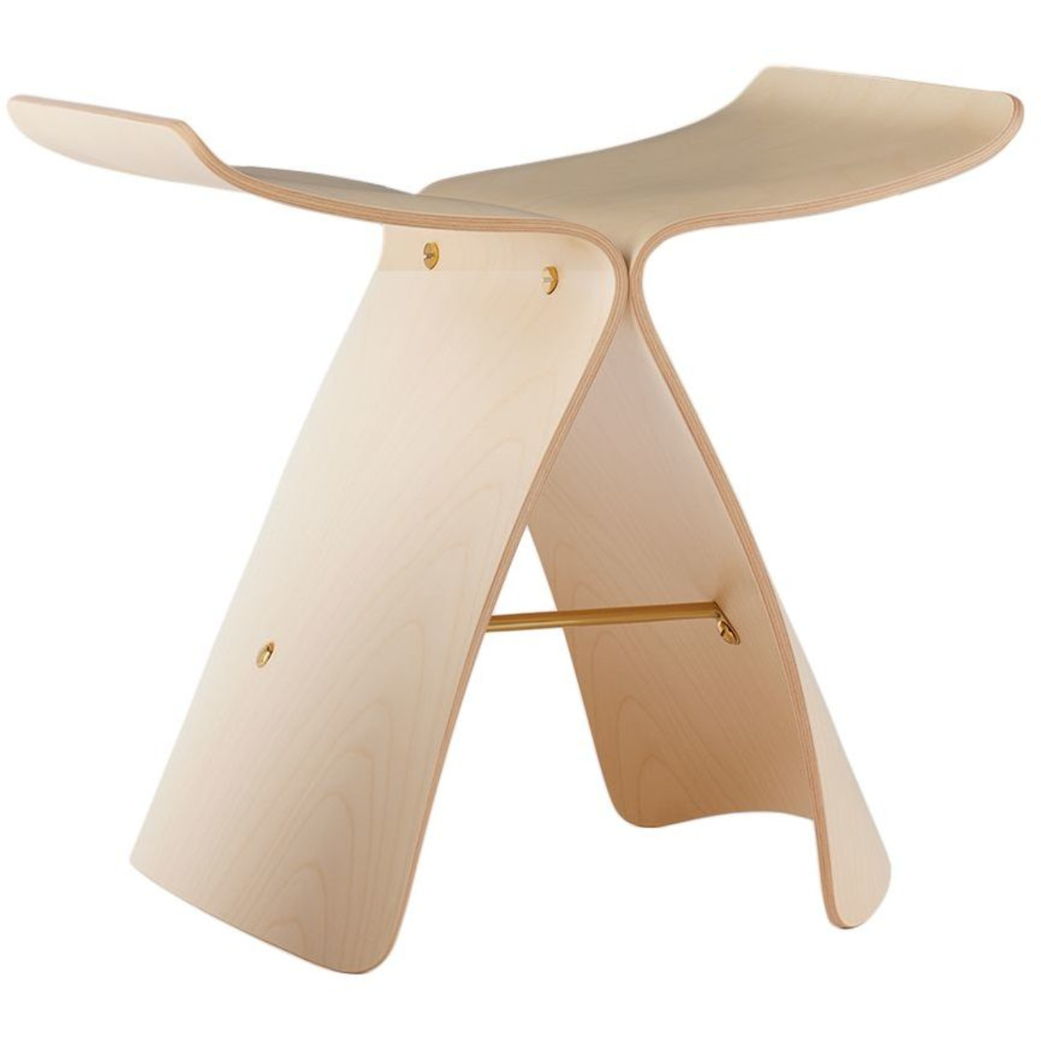  Vitra Beige Butterfly Stool 