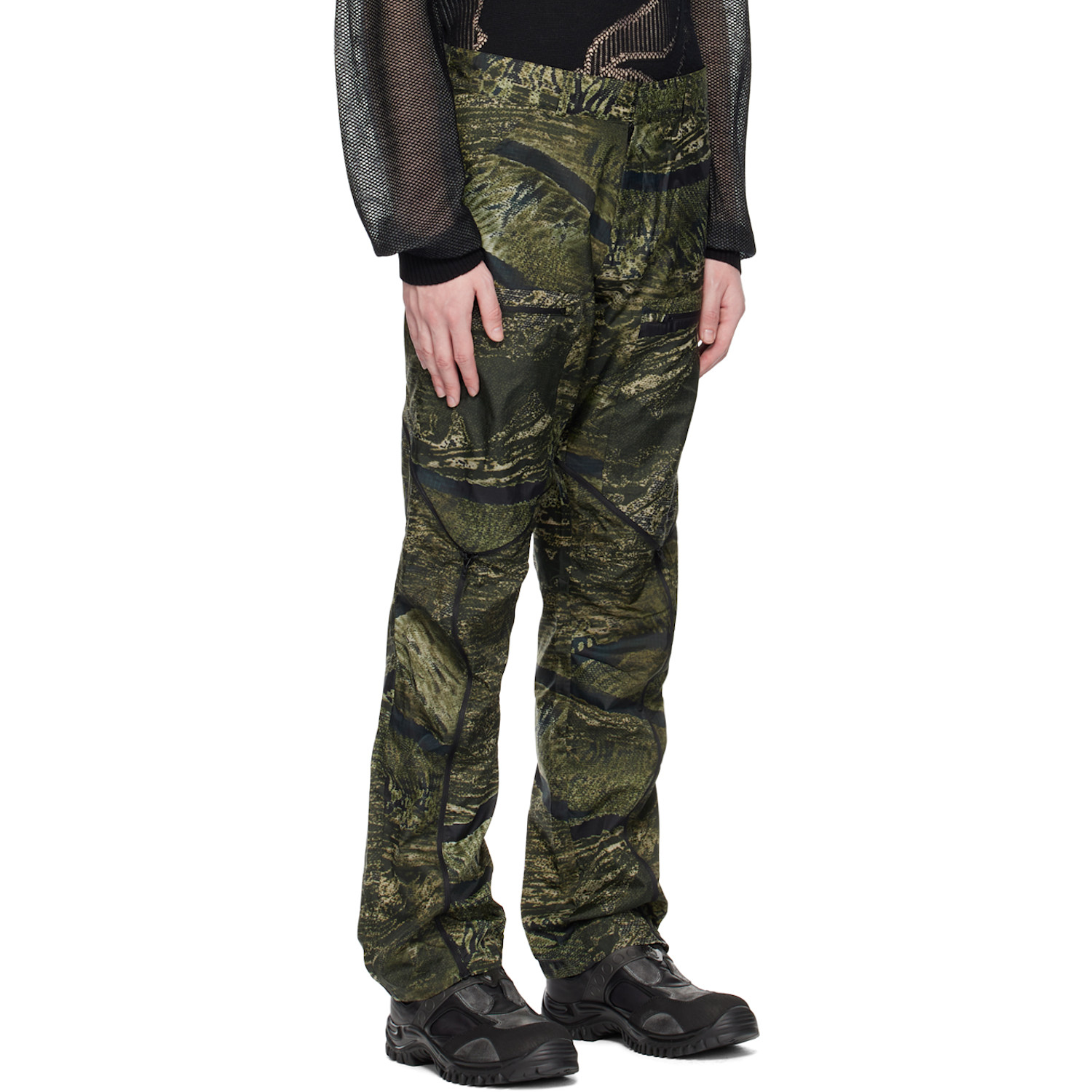  Olly Shinder Khaki Convertible Cargo Pants 