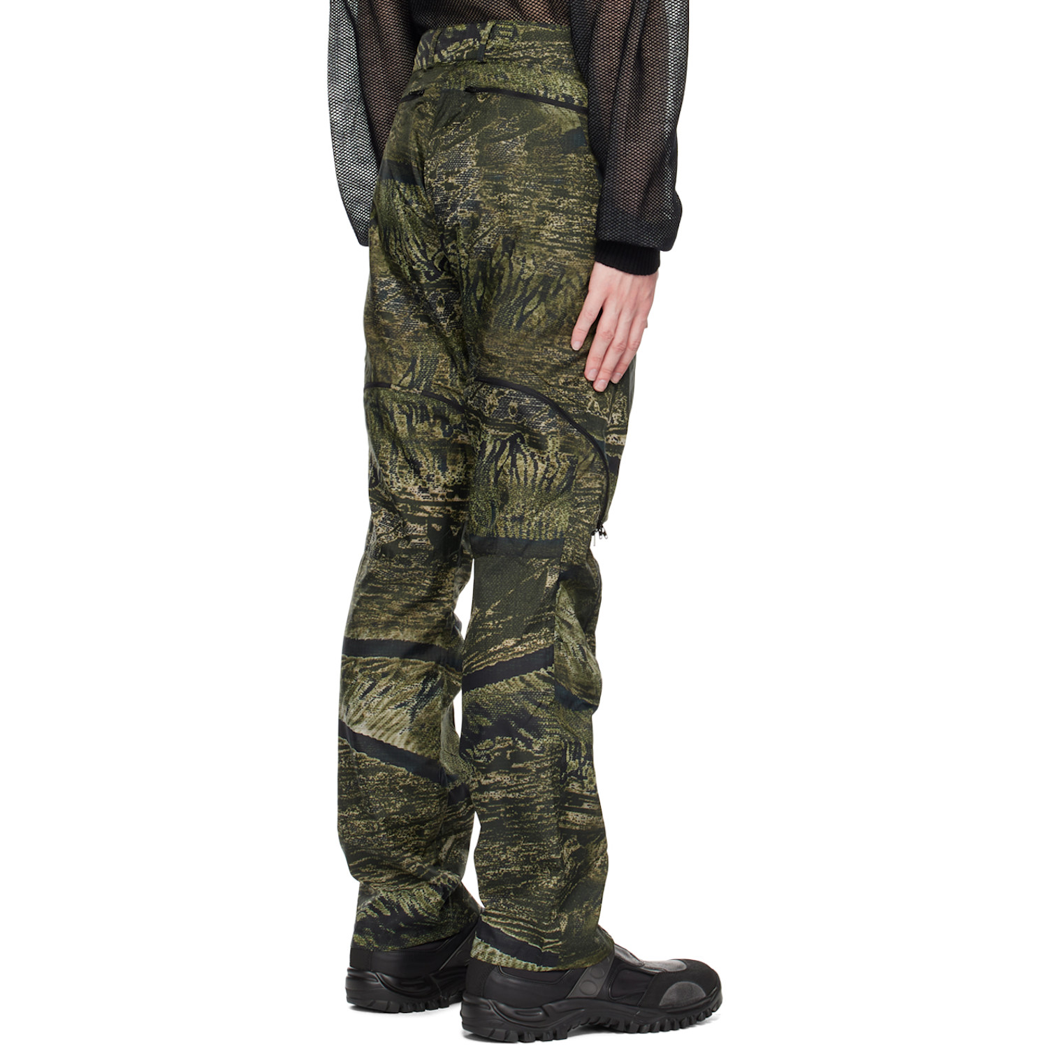  Olly Shinder Khaki Convertible Cargo Pants 