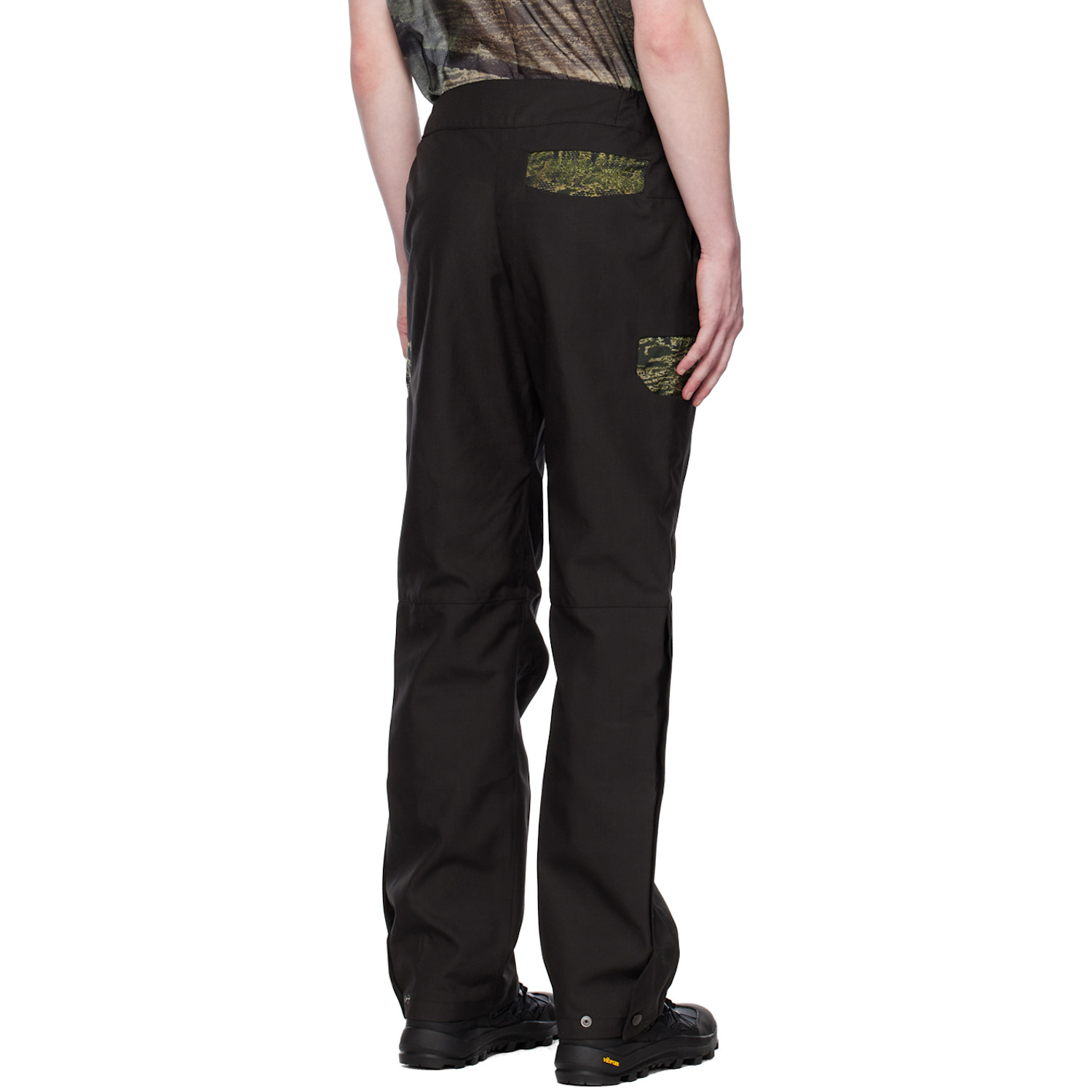  Olly Shinder Black Reverse Welded Trousers 