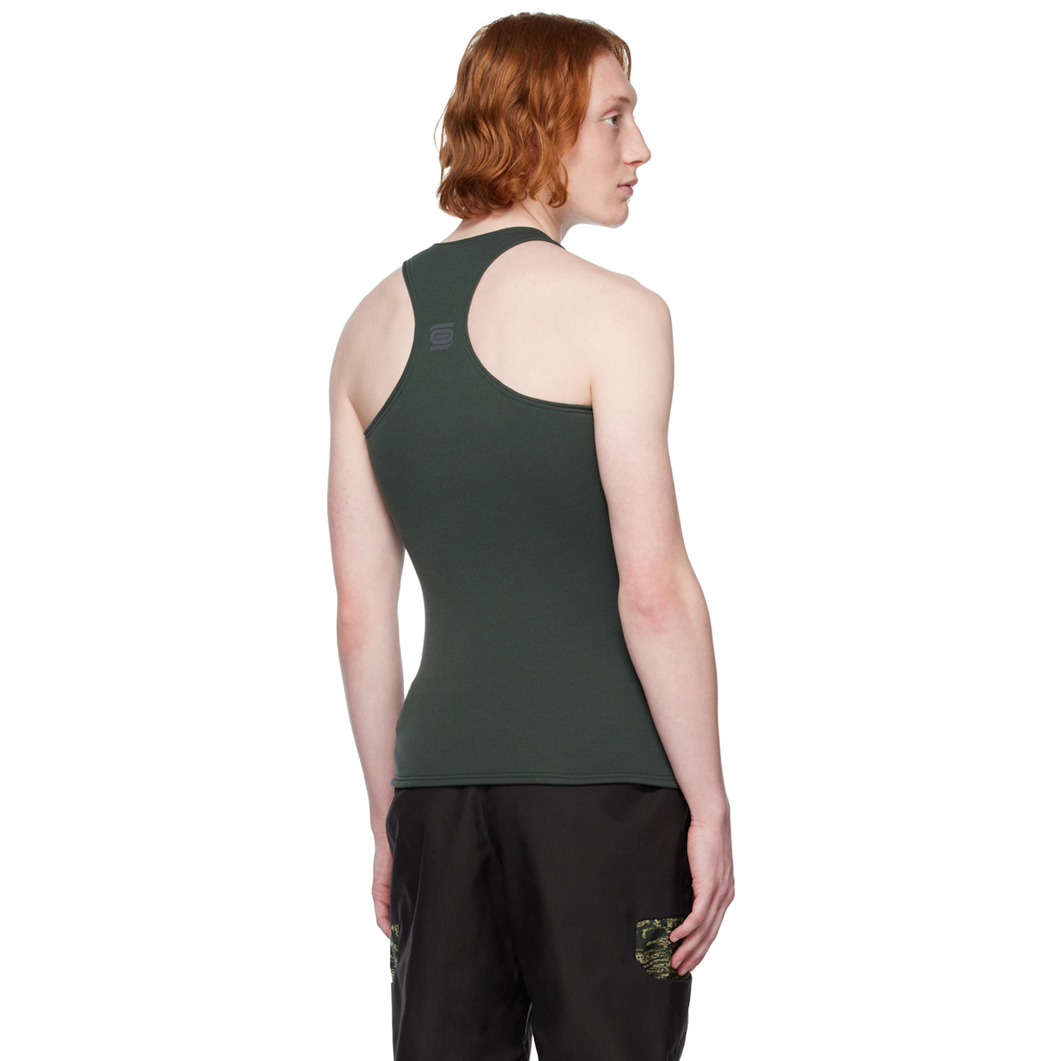  Olly Shinder Green Racerback Tank Top 