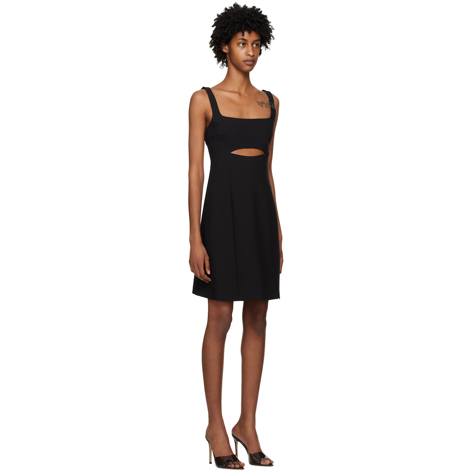  Hugo Black Slim-fit Minidress 
