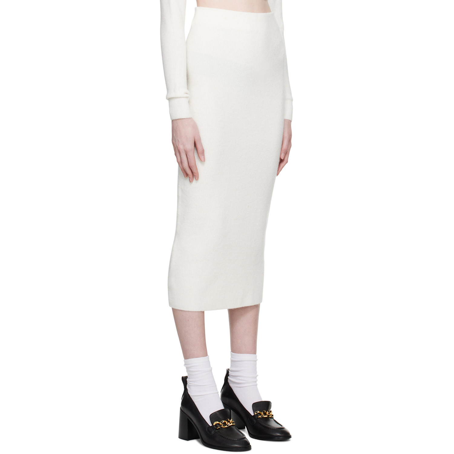 Hugo Off-white Scribe Midi Skirt 