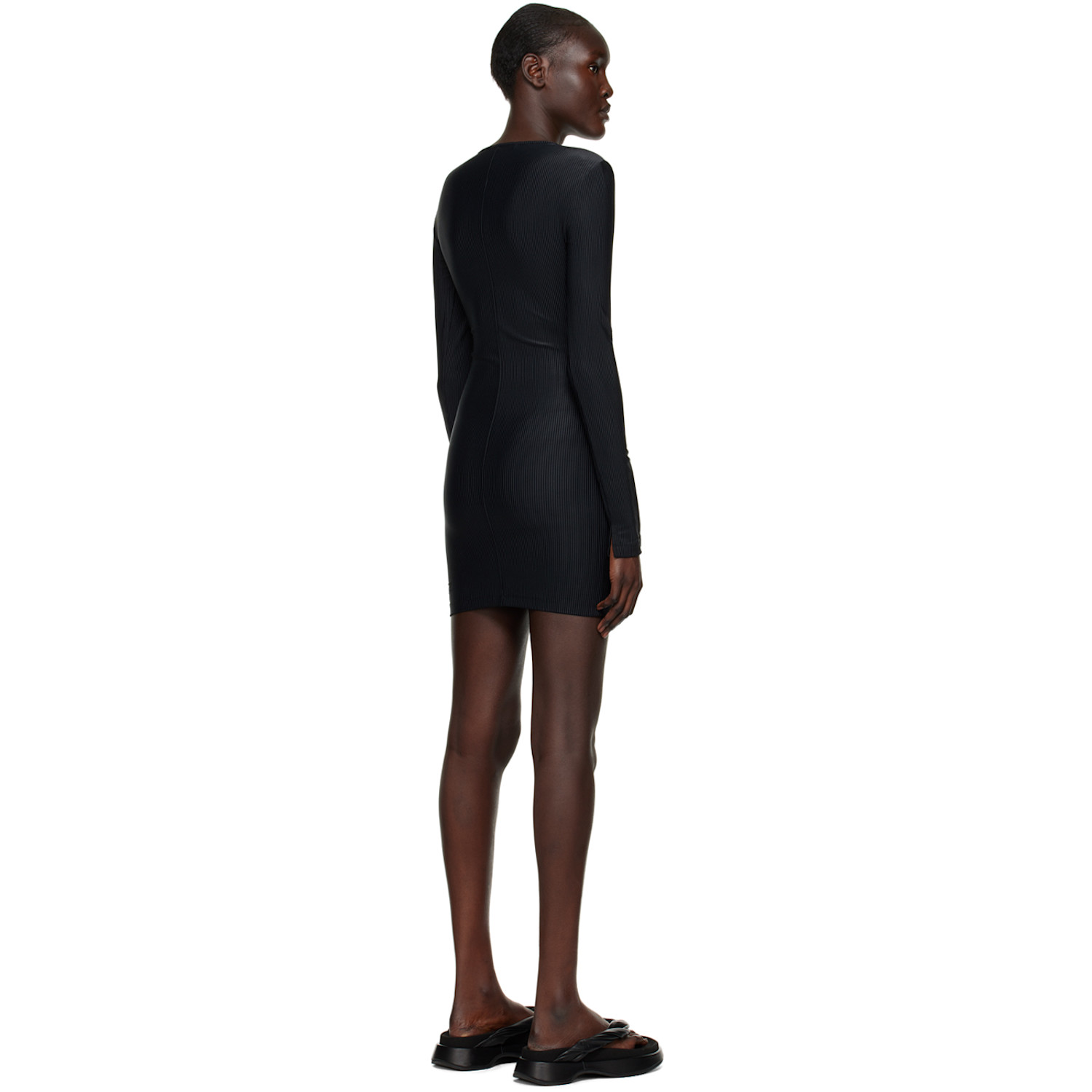  Ksubi Black Charmed Keyhole Minidress 