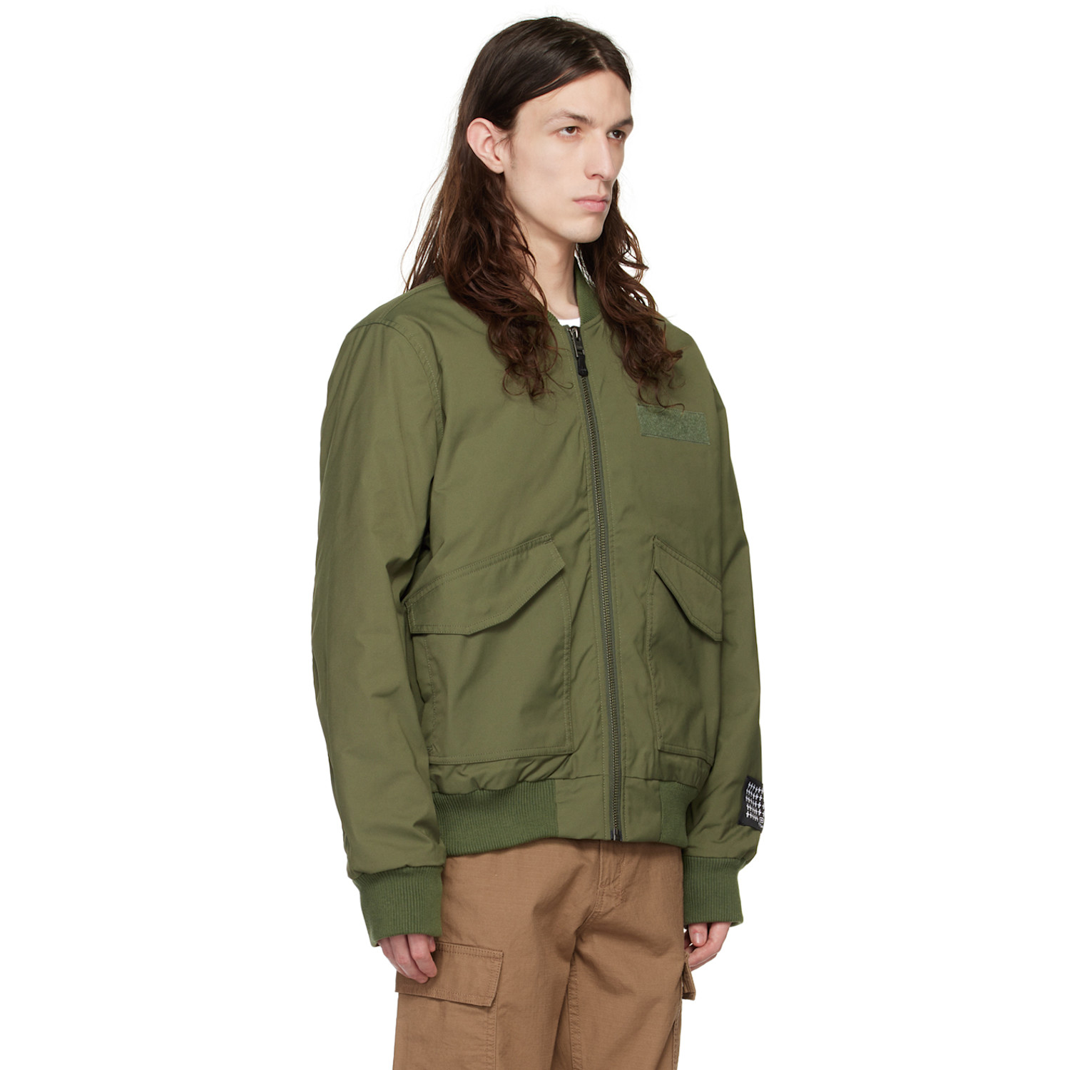  Ksubi Ssense Exclusive Khaki Royalty Bomber Jacket 