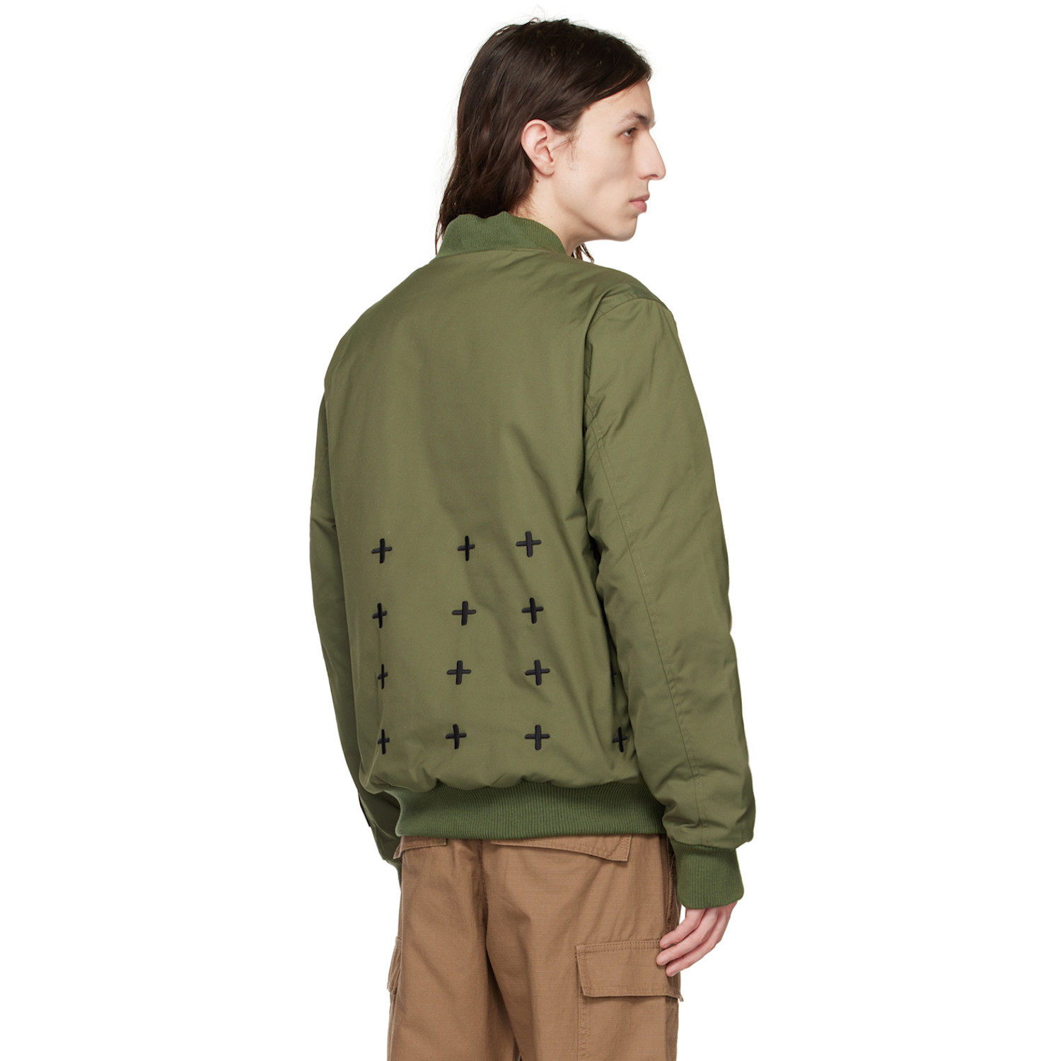  Ksubi Ssense Exclusive Khaki Royalty Bomber Jacket 