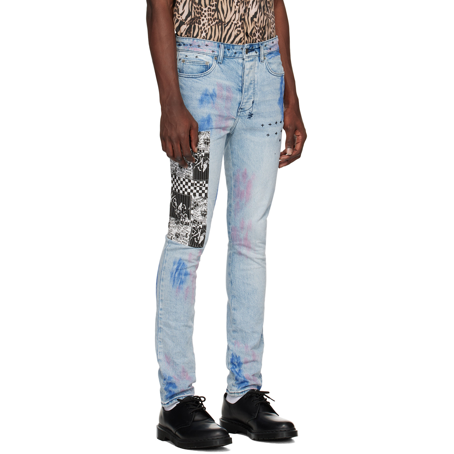  Ksubi Blue Chitch 'the Streets Kolor' Jeans 