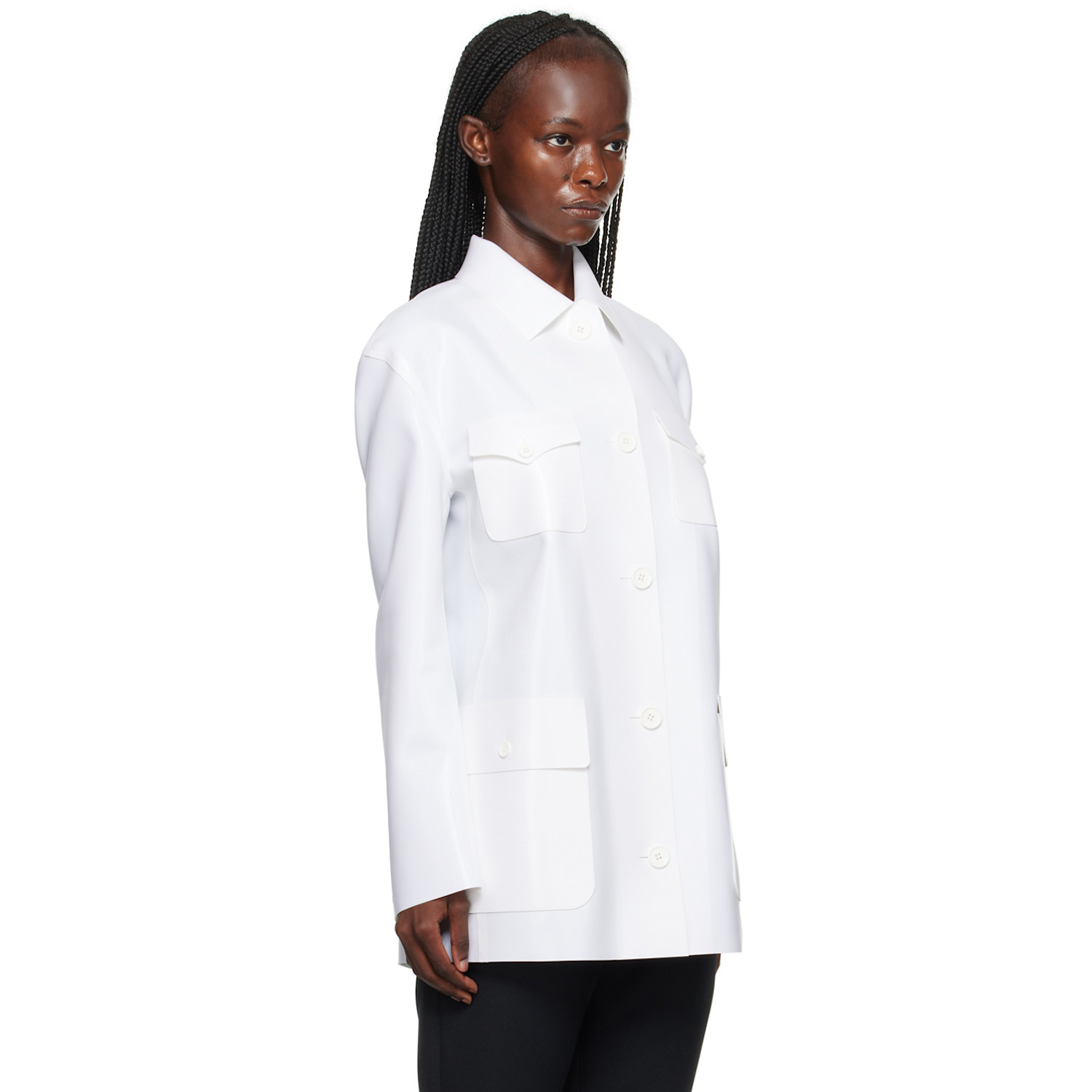  Shang Xia White Iconic Jacket 