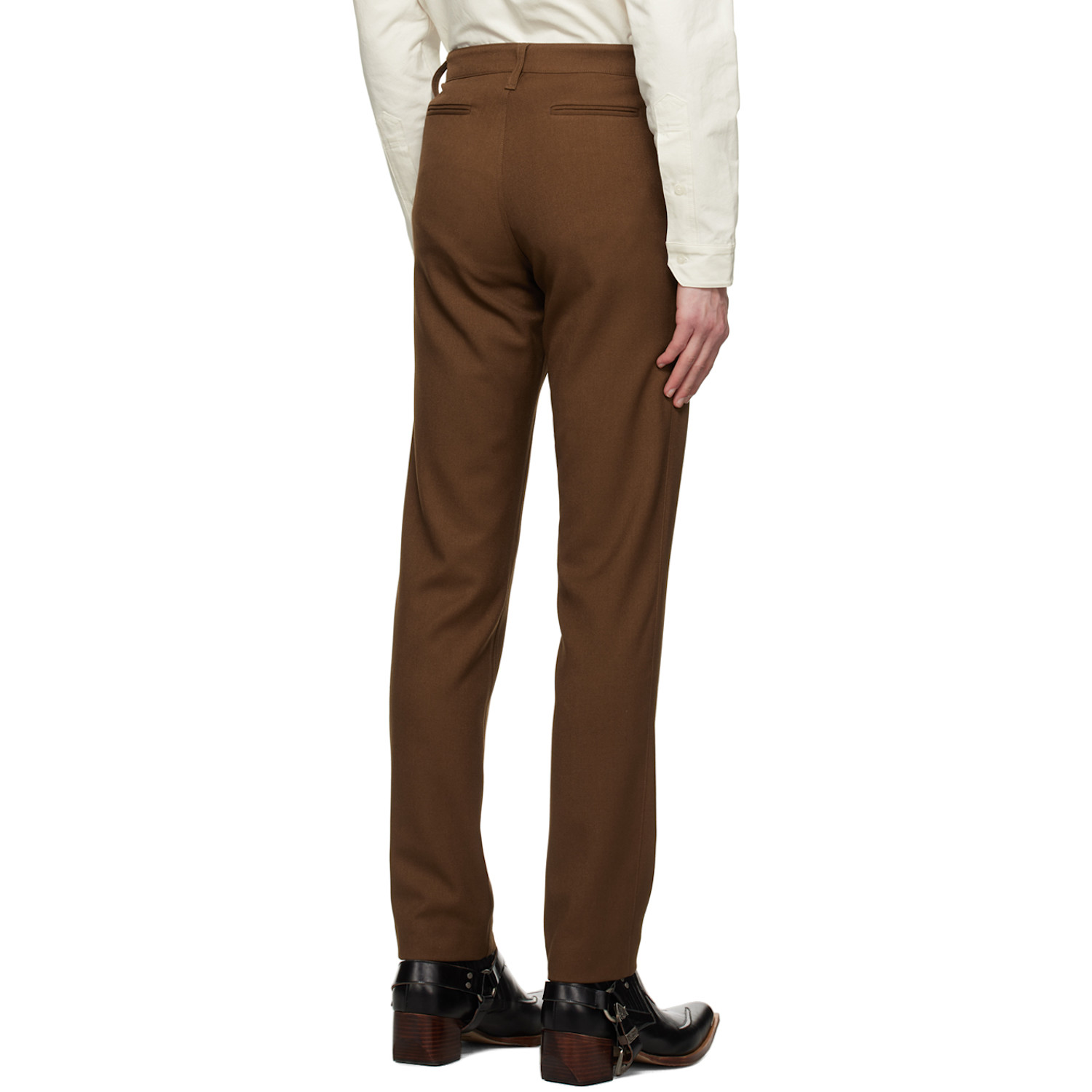  Juntae Kim Ssense Exclusive Brown Trousers 