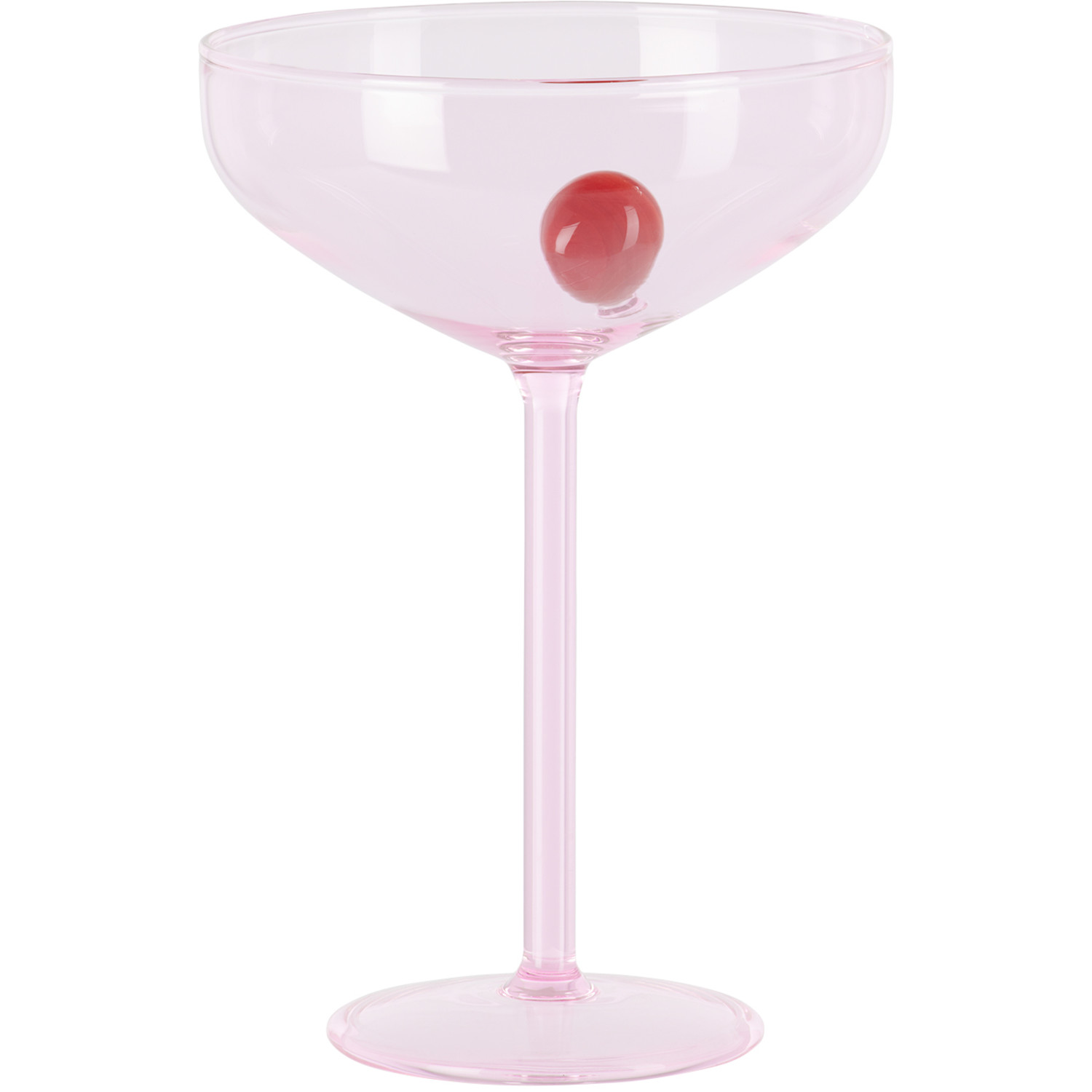  Maison Balzac Pink Manhattan Cocktail Glass 