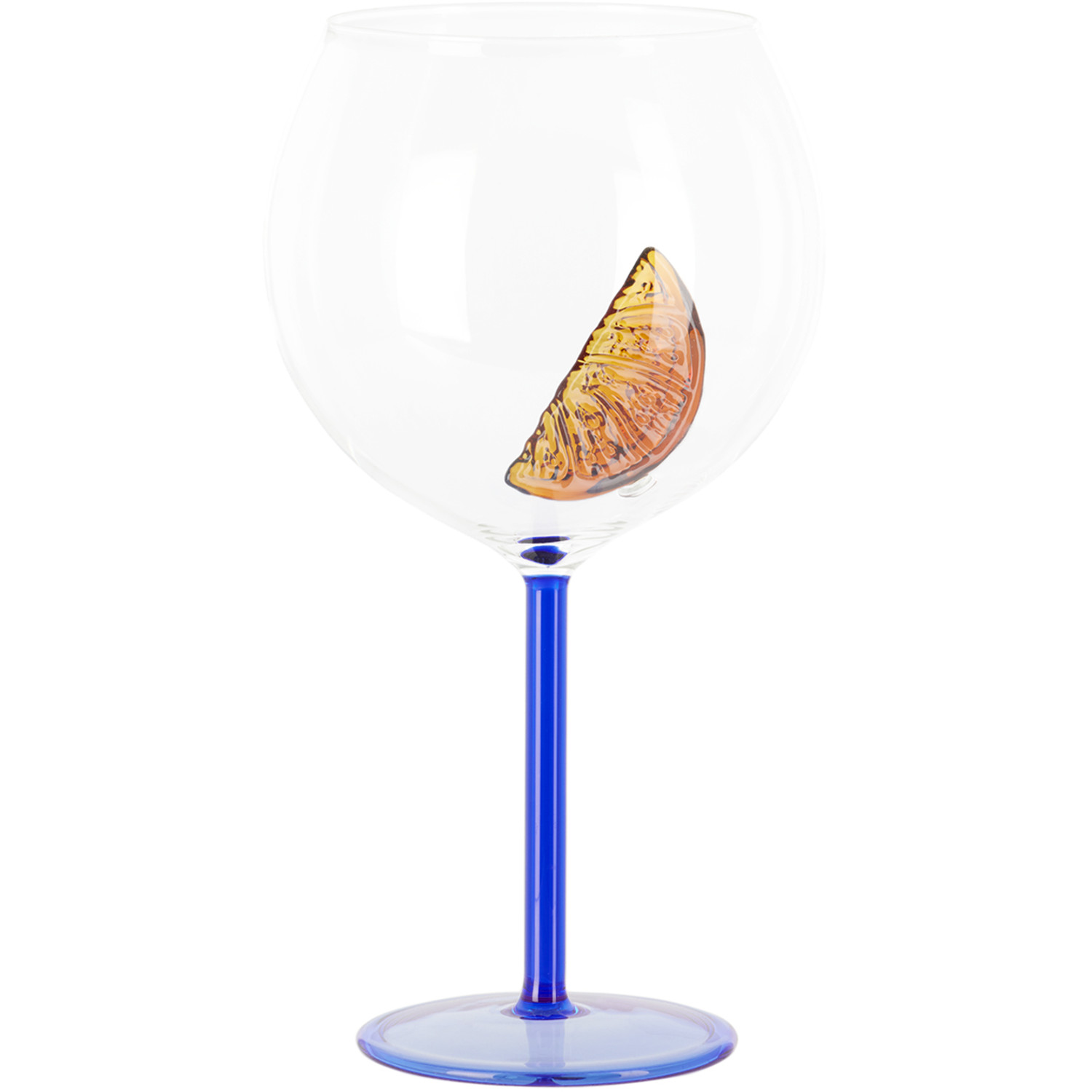  Maison Balzac Blue & Orange 'le Spritz' Cocktail Glass 