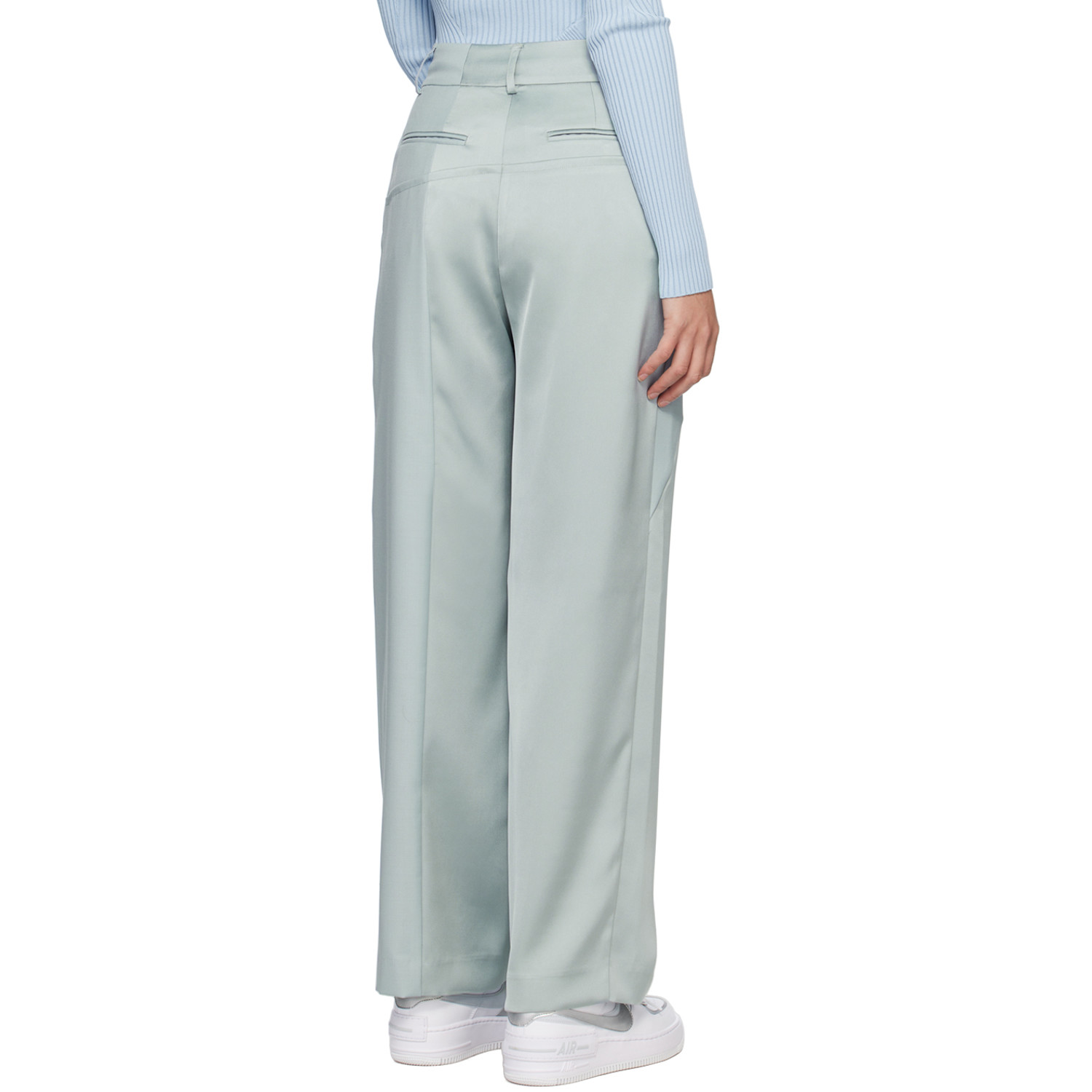 Feng Chen Wang Gray Paneled Trousers 