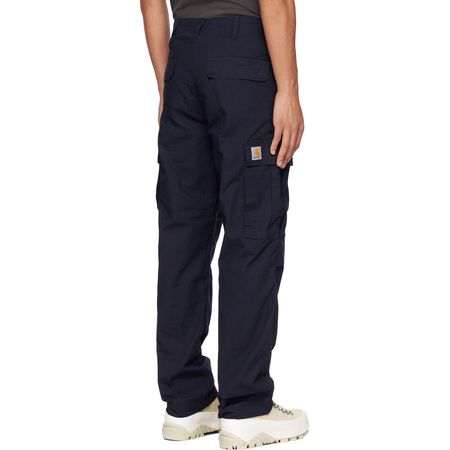  Carhartt Work In Progress Navy Regular Cargo Pants 
