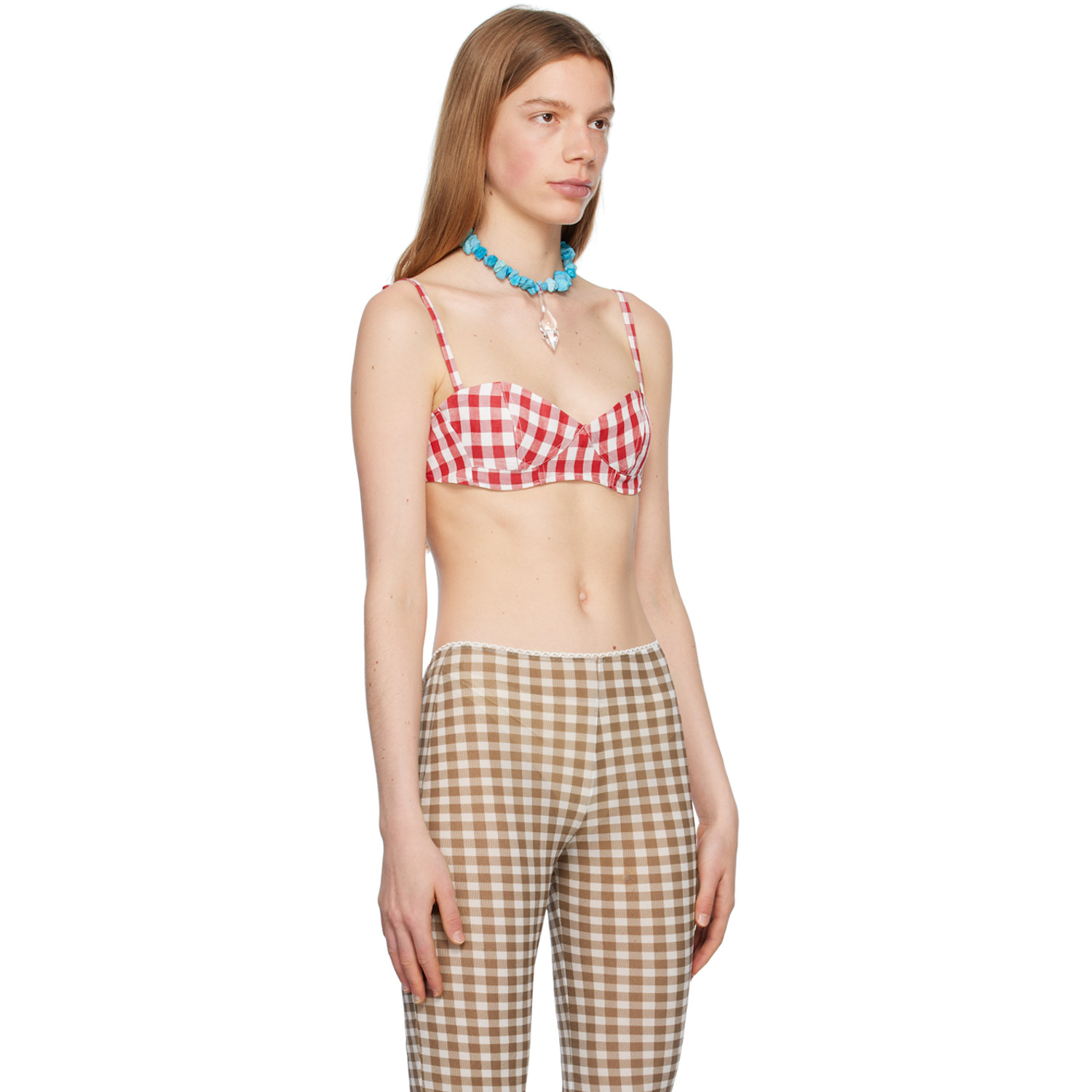  Acne Studios Red Sweetheart Bra 