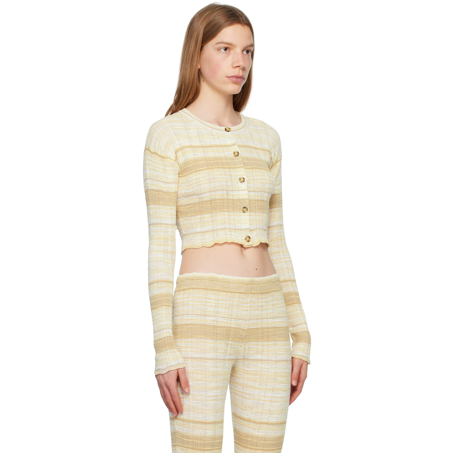  Acne Studios Ssense Exclusive Beige Cardigan 
