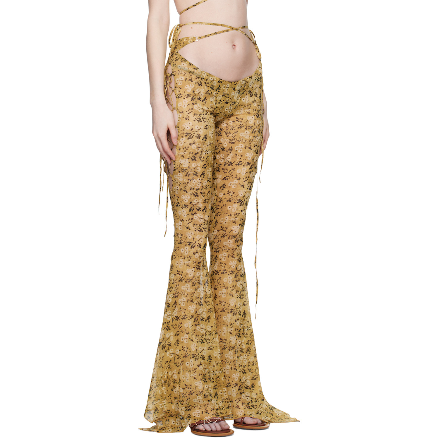  Knwls Beige Glimmer Trousers 